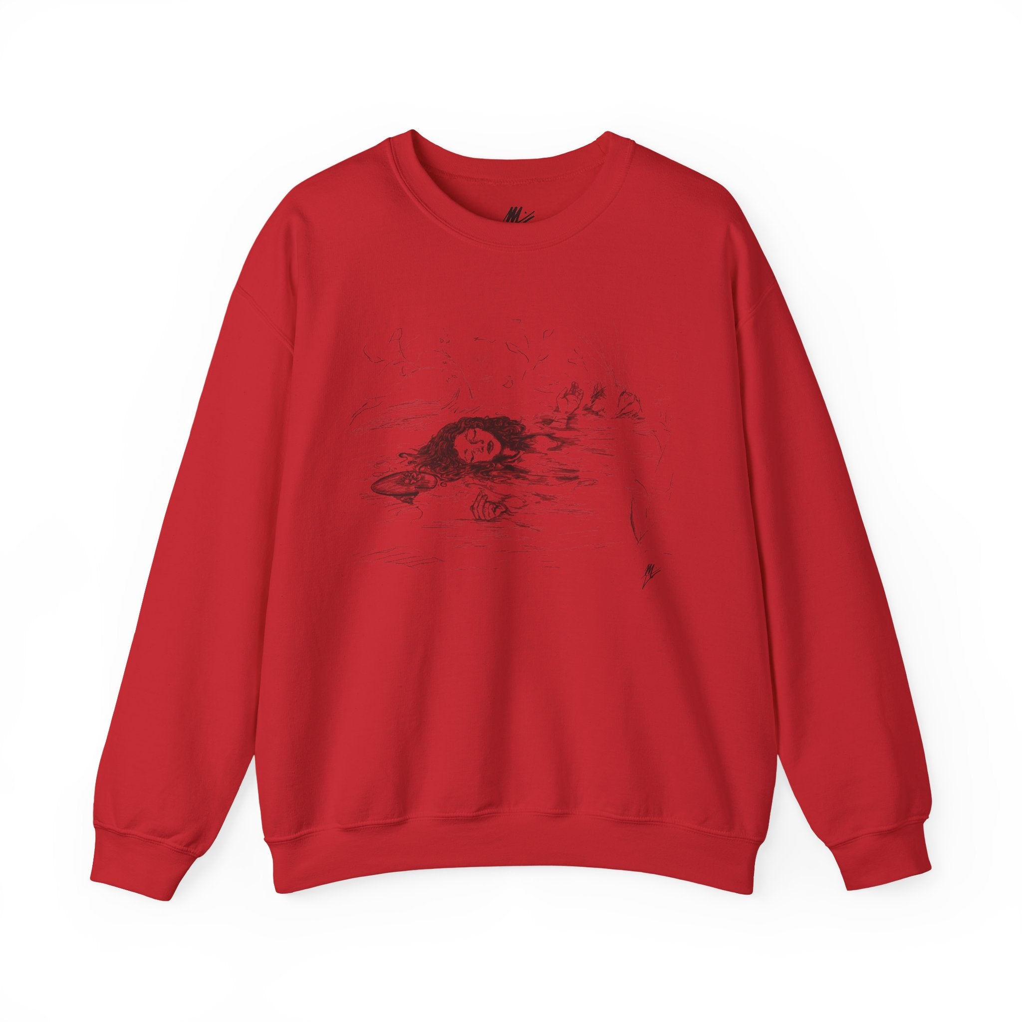 "Ophelia"; Unisex Heavy Blend™ Crewneck Sweatshirt