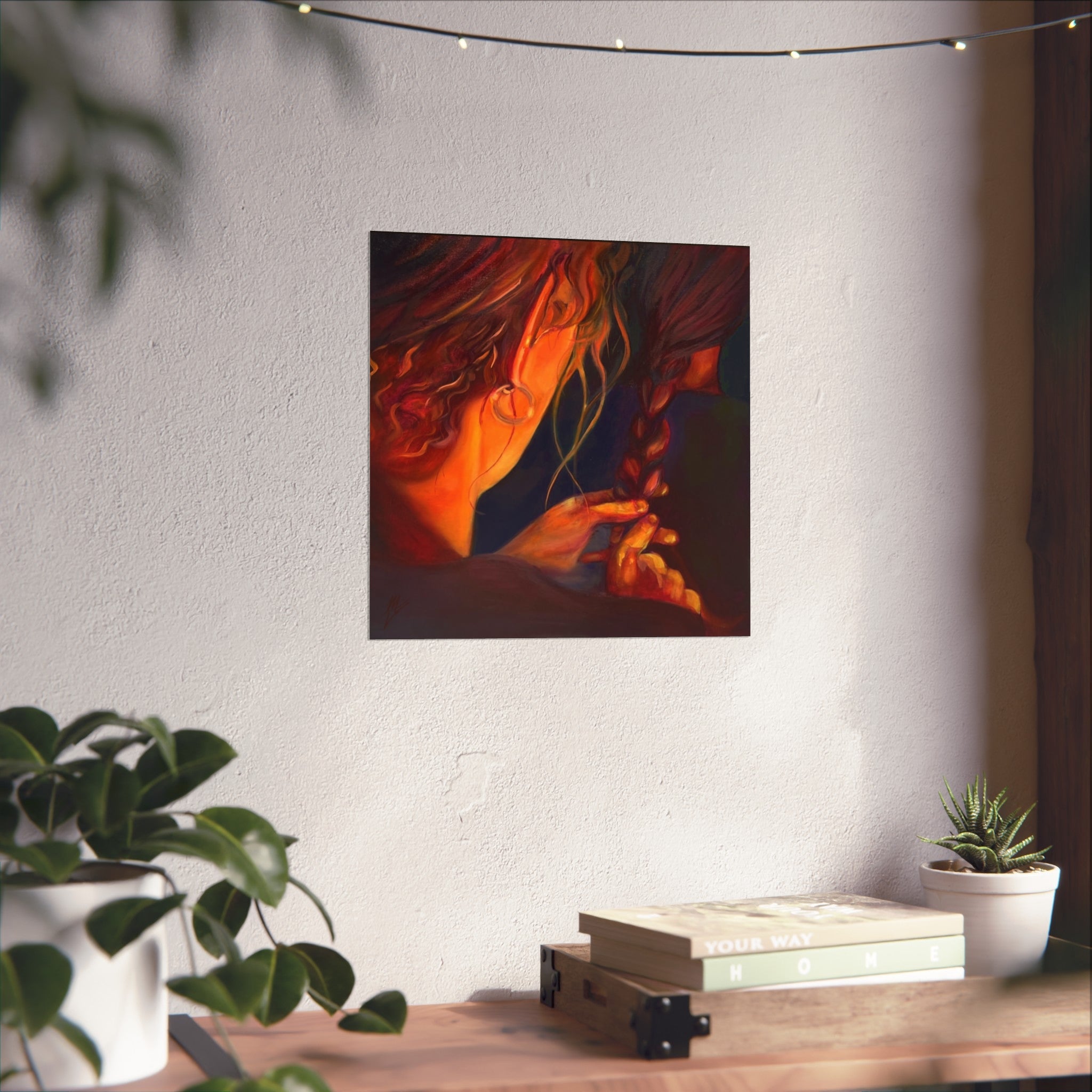 "The Weaver And The Woven"; Fine Art Poster