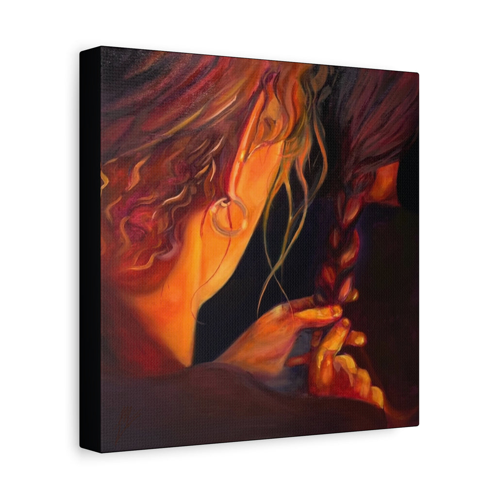 "The Weaver and the Woven"; Matte Canvas, Stretched, 1.25"