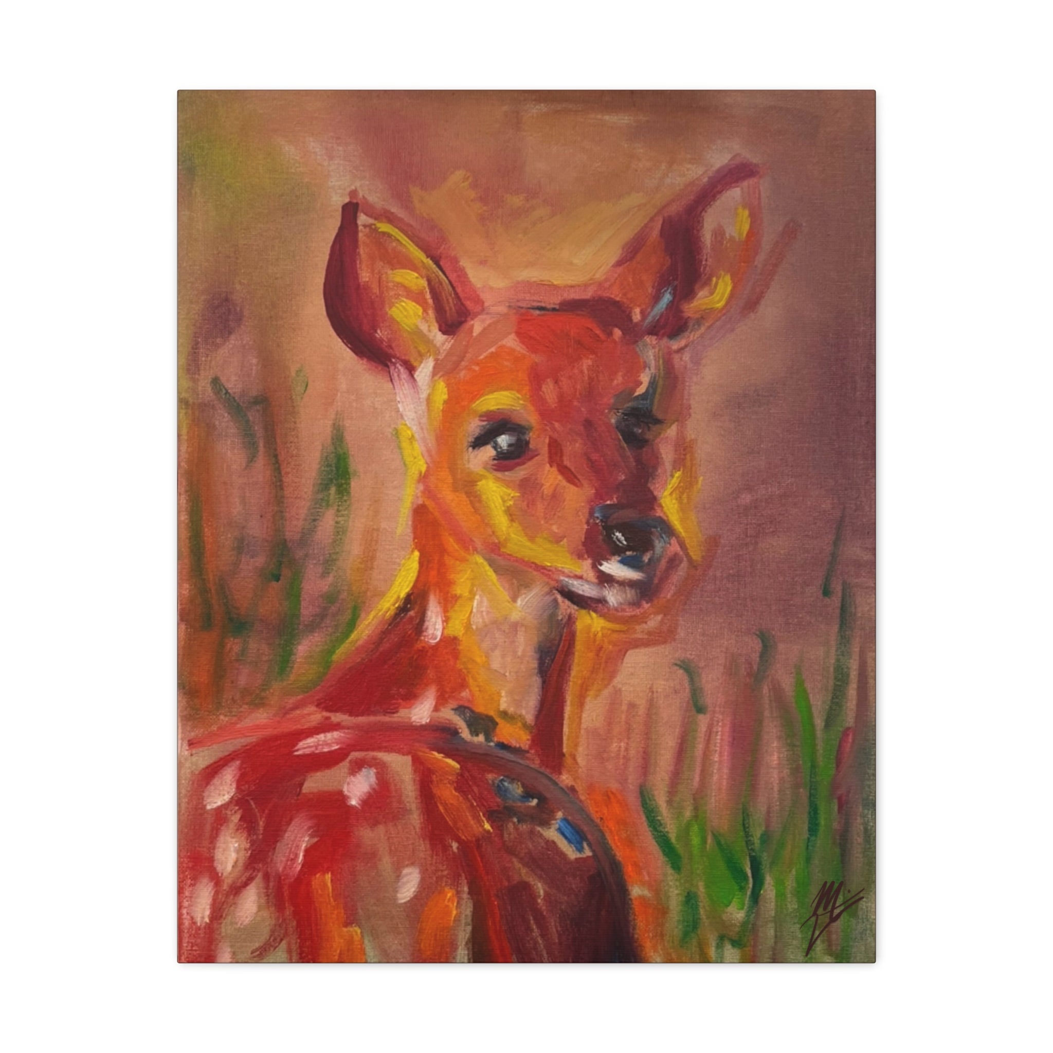 "Fawn 02"; Matte Canvas, Stretched, 1.25"