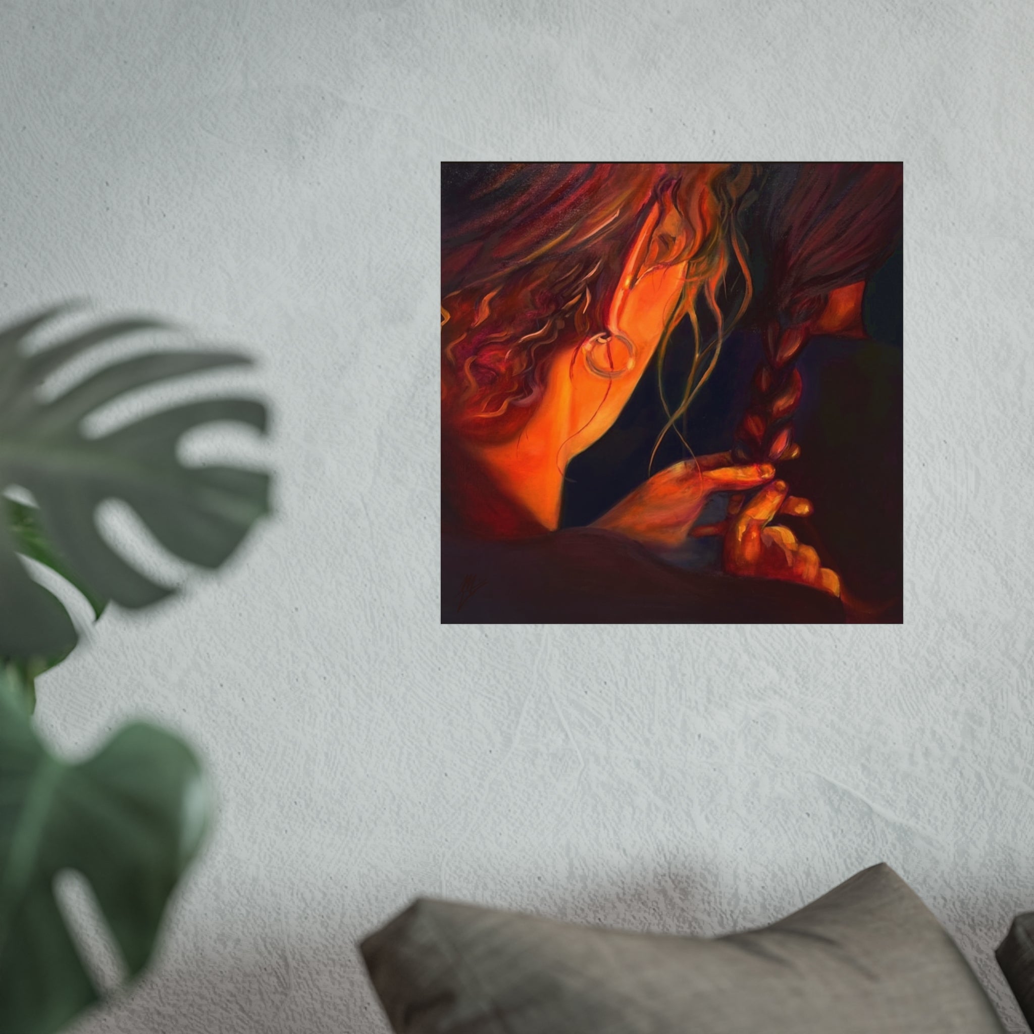 "The Weaver And The Woven"; Fine Art Poster