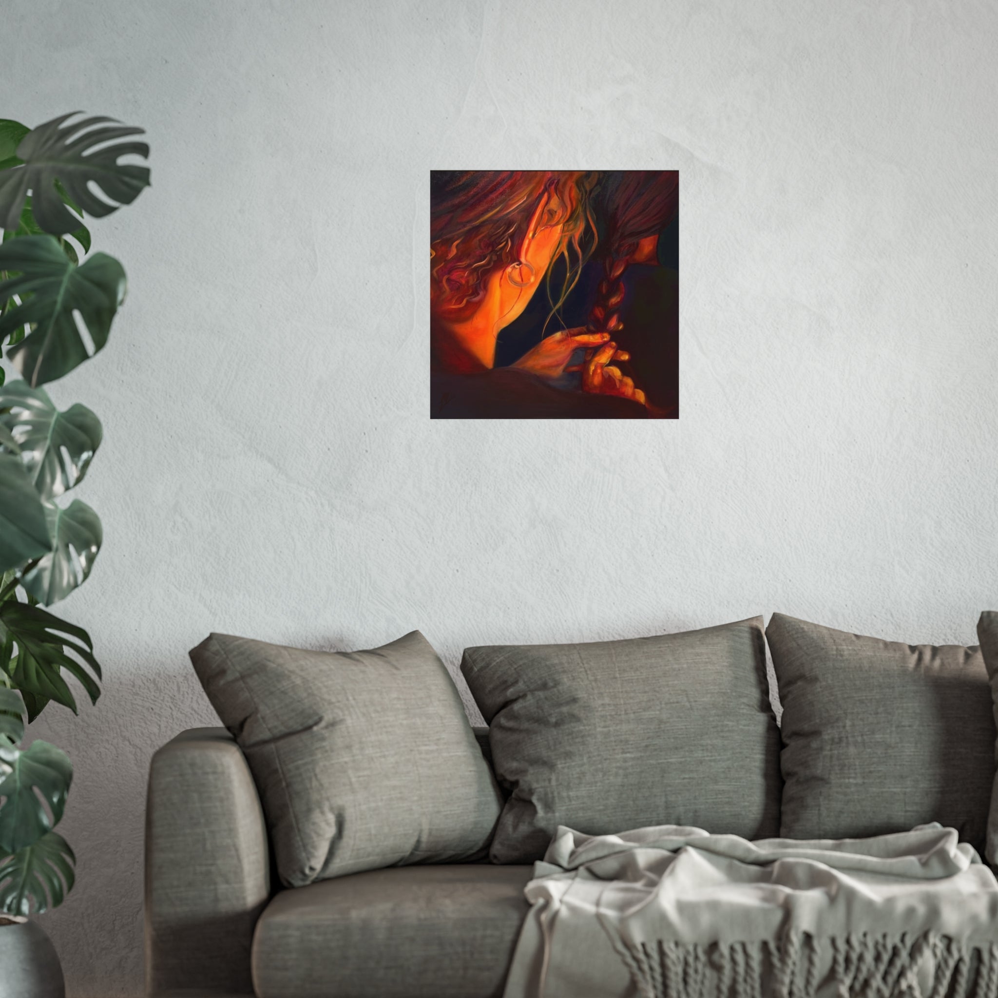 "The Weaver And The Woven"; Fine Art Poster