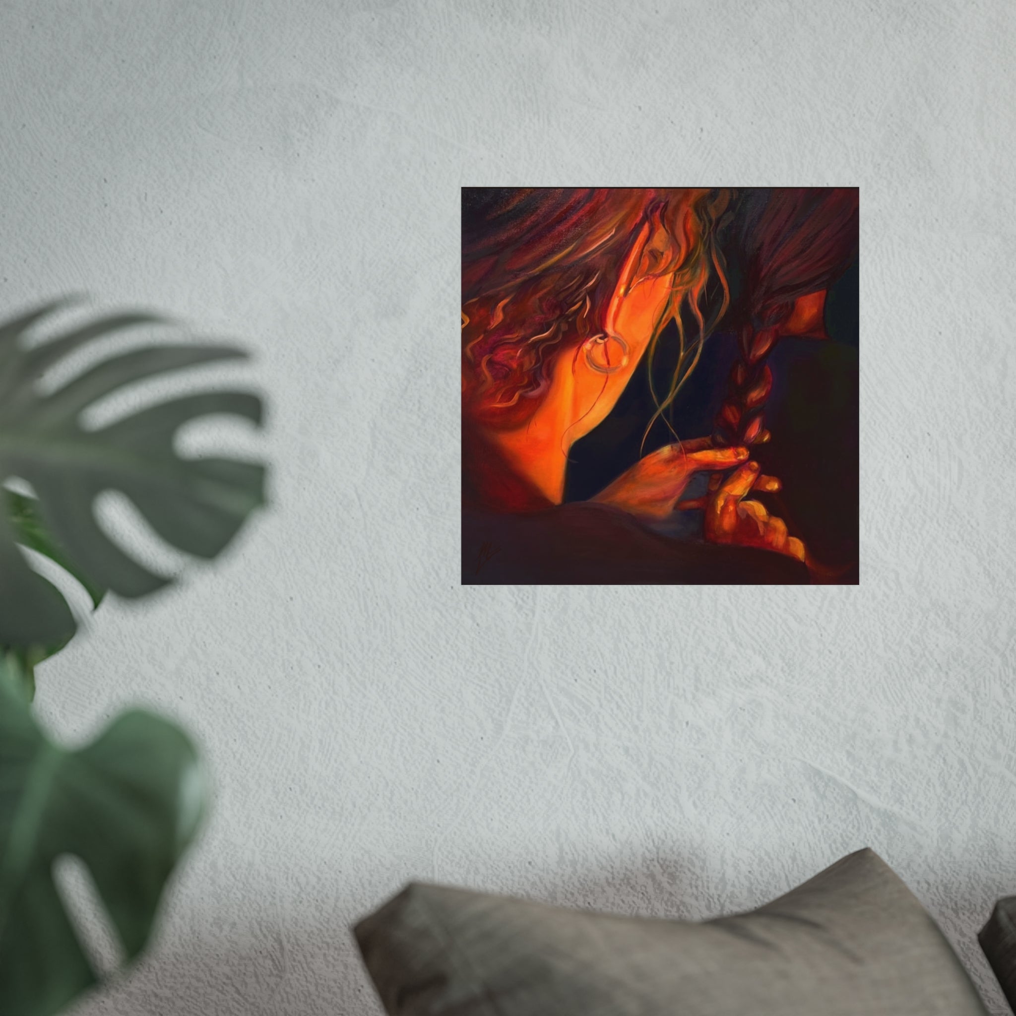 "The Weaver And The Woven"; Fine Art Poster