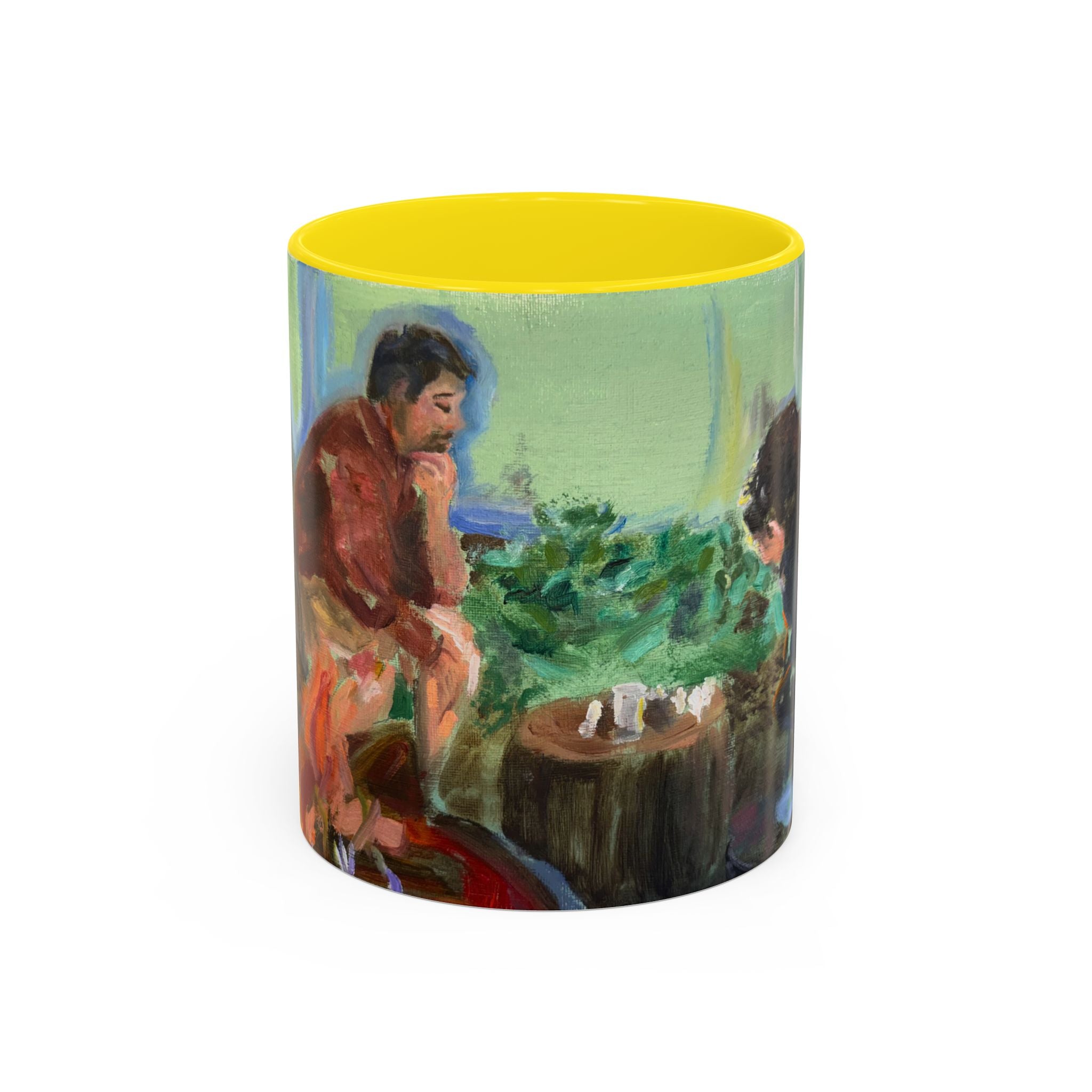 "Chess With Dad"; Accent Coffee Mug (11, 15oz)