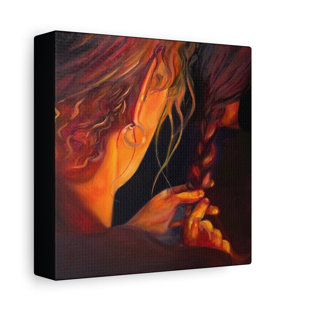"The Weaver and the Woven"; Matte Canvas, Stretched, 1.25"