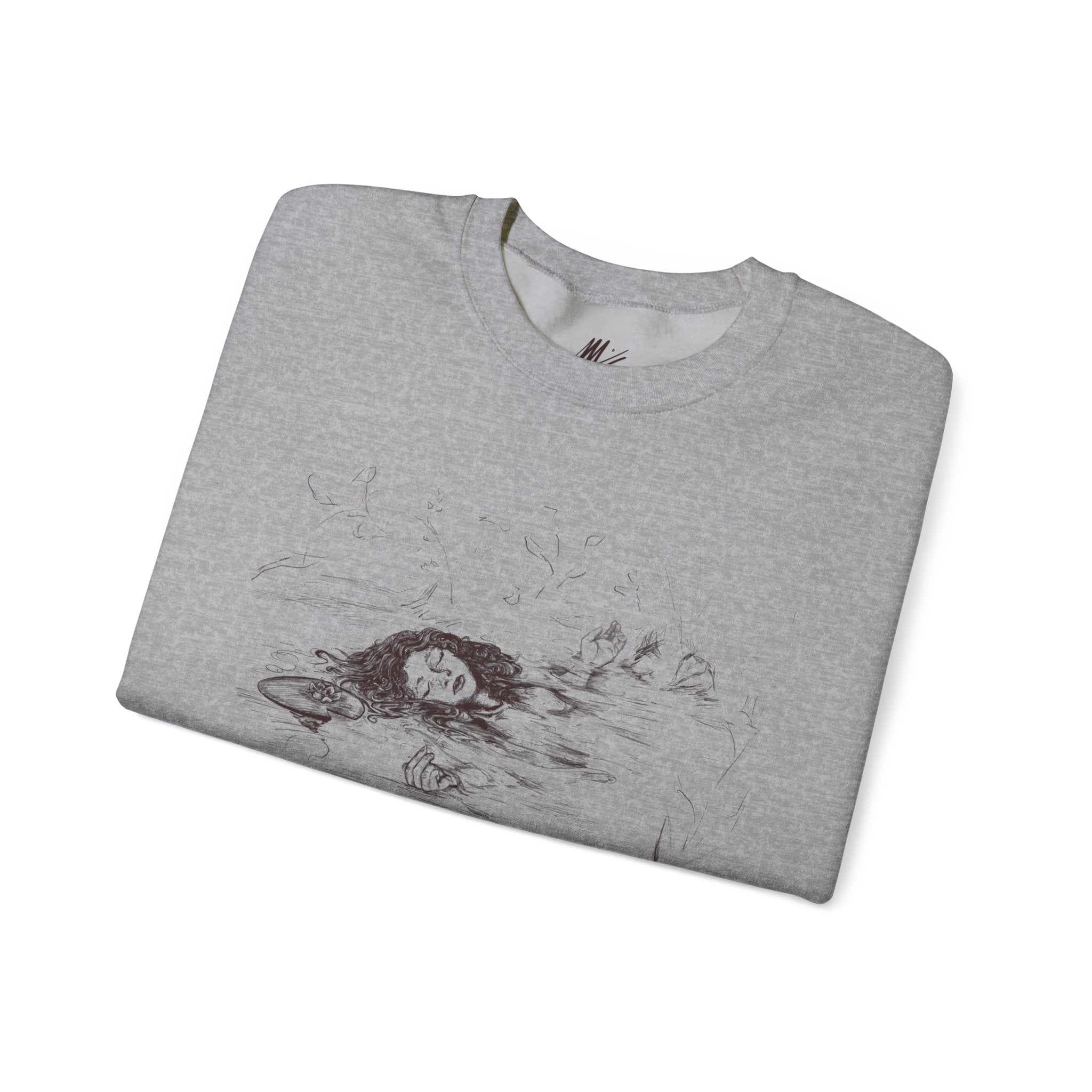 "Ophelia"; Unisex Heavy Blend™ Crewneck Sweatshirt