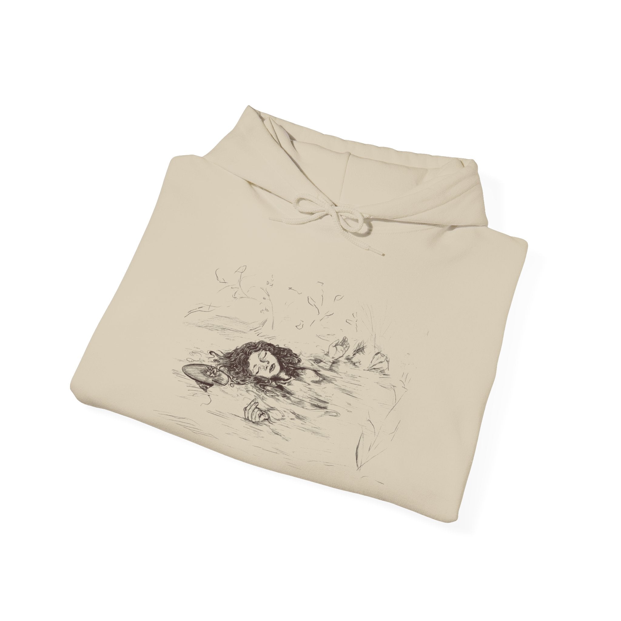 "Ophelia"; Unisex Heavy Blend™ Hooded Sweatshirt