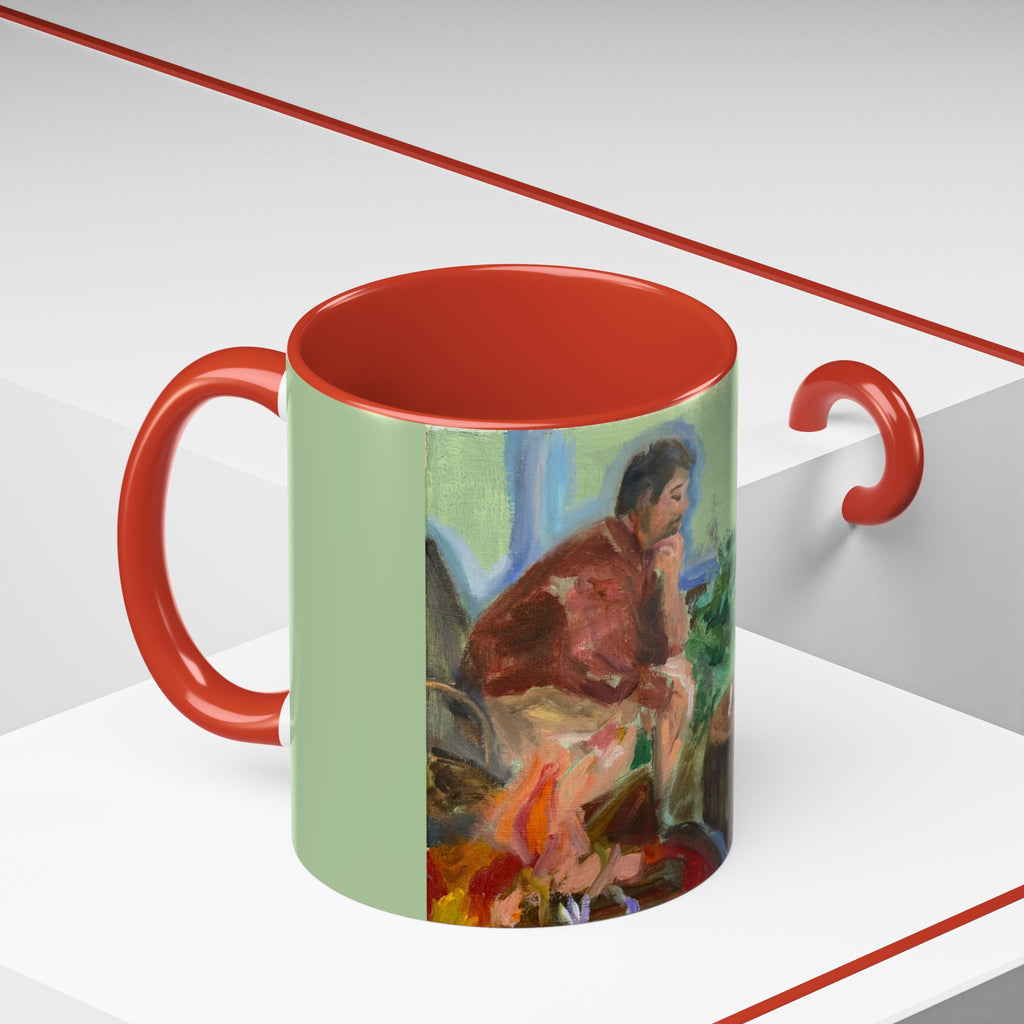 "Chess With Dad"; Accent Coffee Mug (11, 15oz)