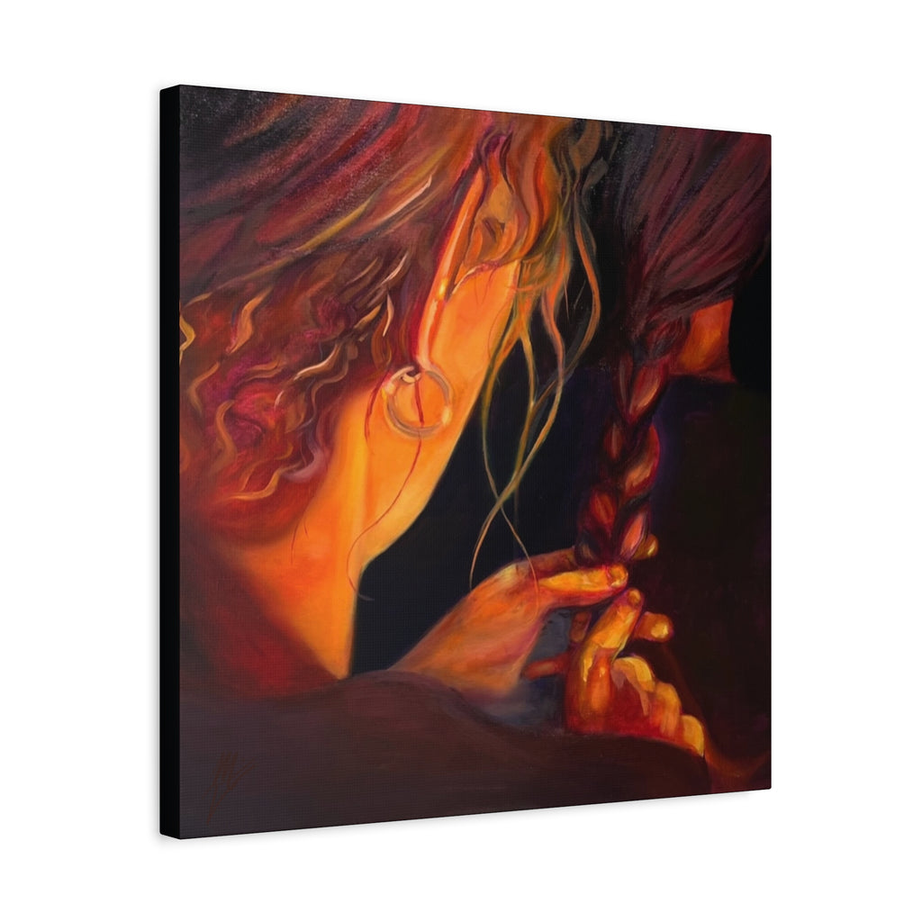"The Weaver and the Woven"; Matte Canvas, Stretched, 1.25"