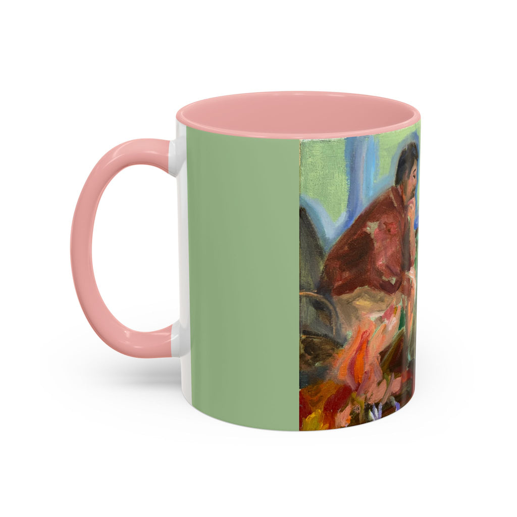 "Chess With Dad"; Accent Coffee Mug (11, 15oz)