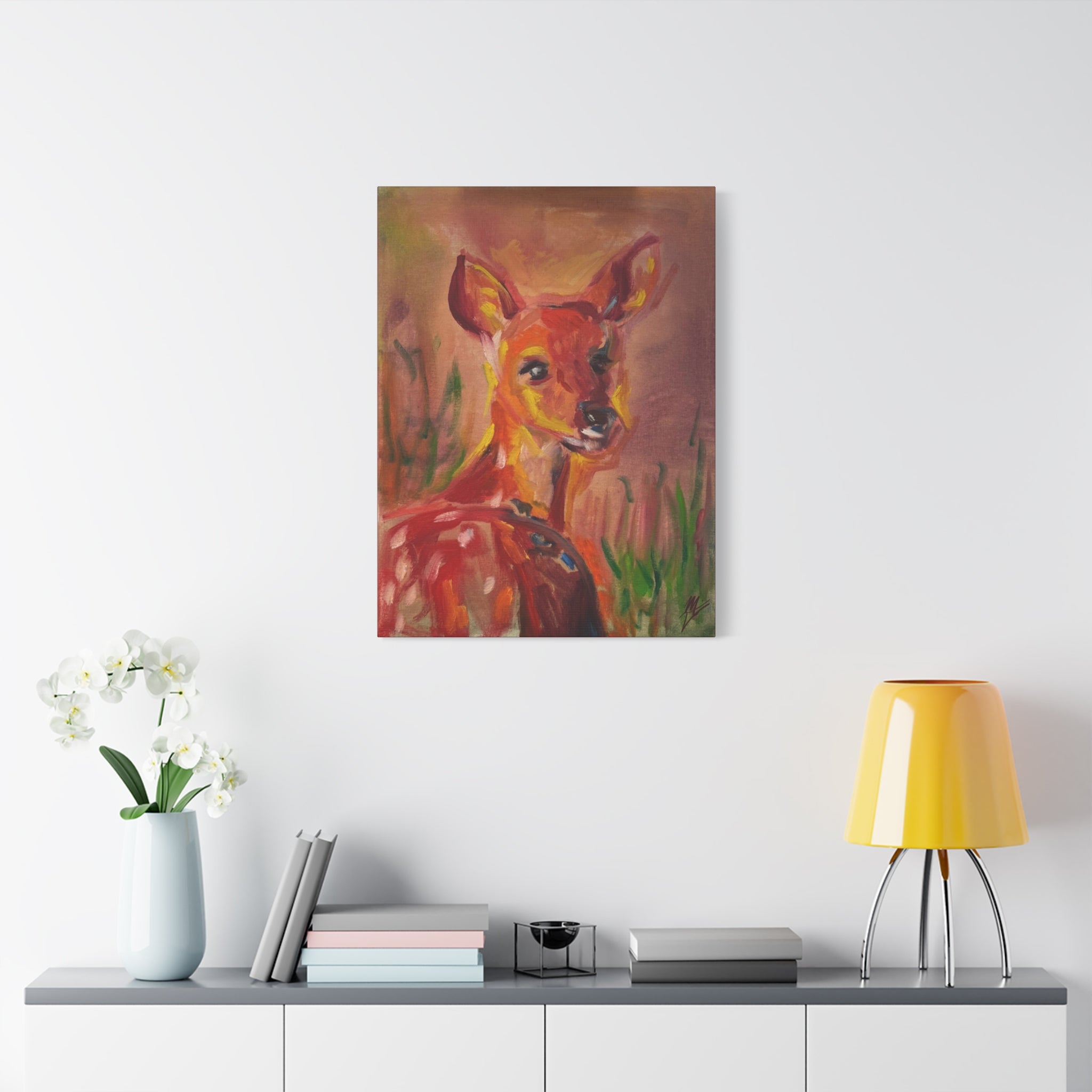 "Fawn 02"; Matte Canvas, Stretched, 1.25"