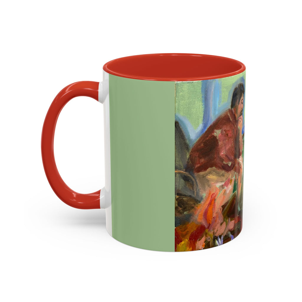 "Chess With Dad"; Accent Coffee Mug (11, 15oz)