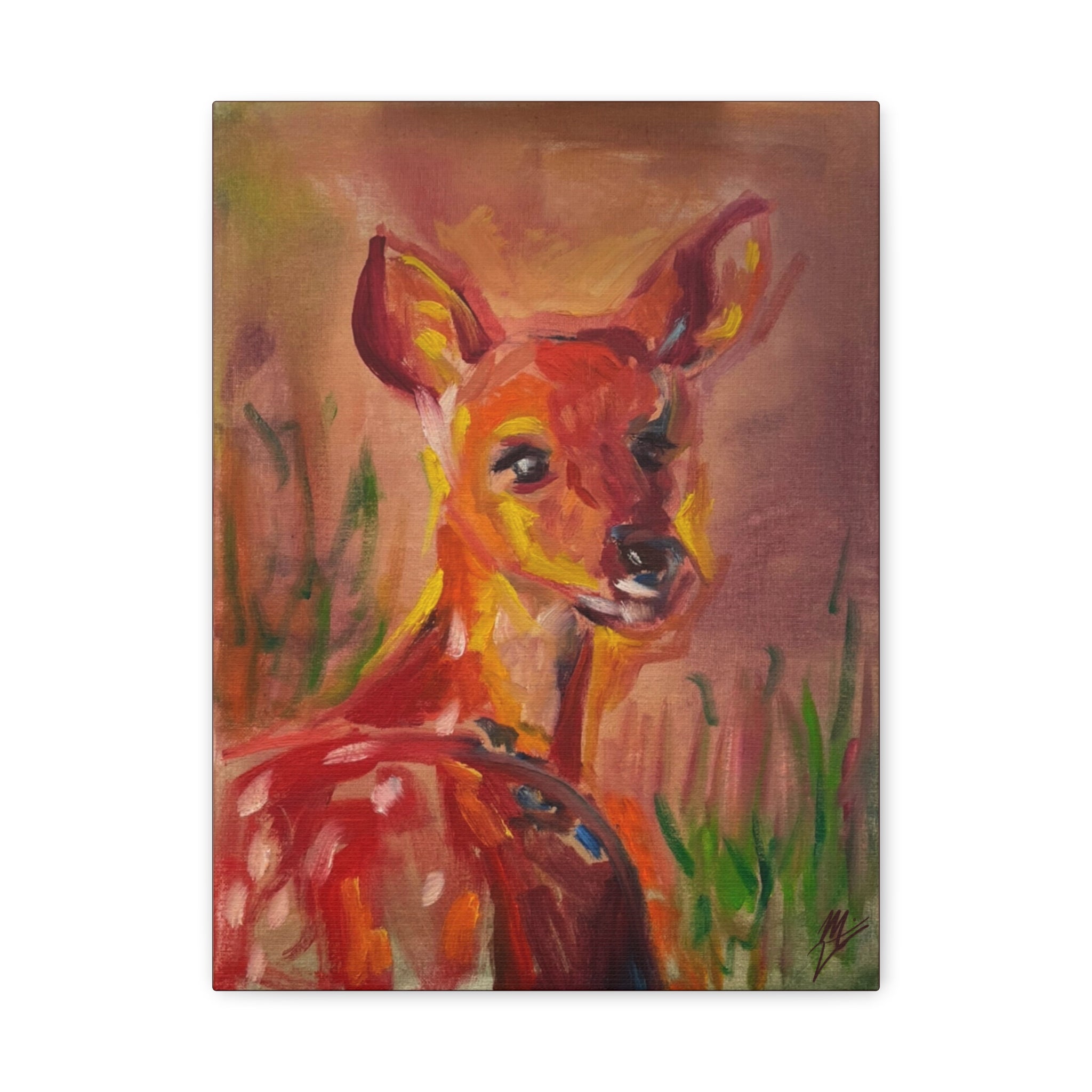 "Fawn 02"; Matte Canvas, Stretched, 1.25"