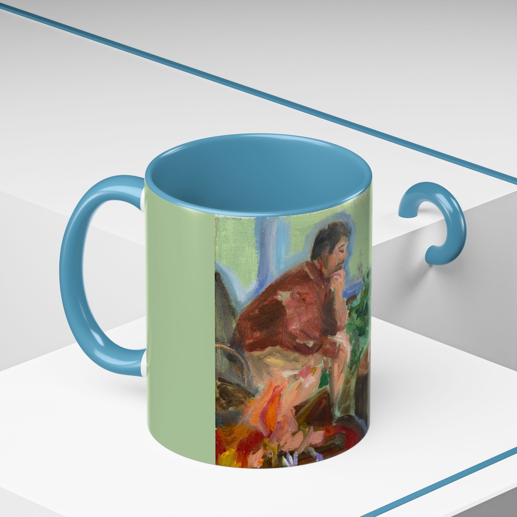 "Chess With Dad"; Accent Coffee Mug (11, 15oz)