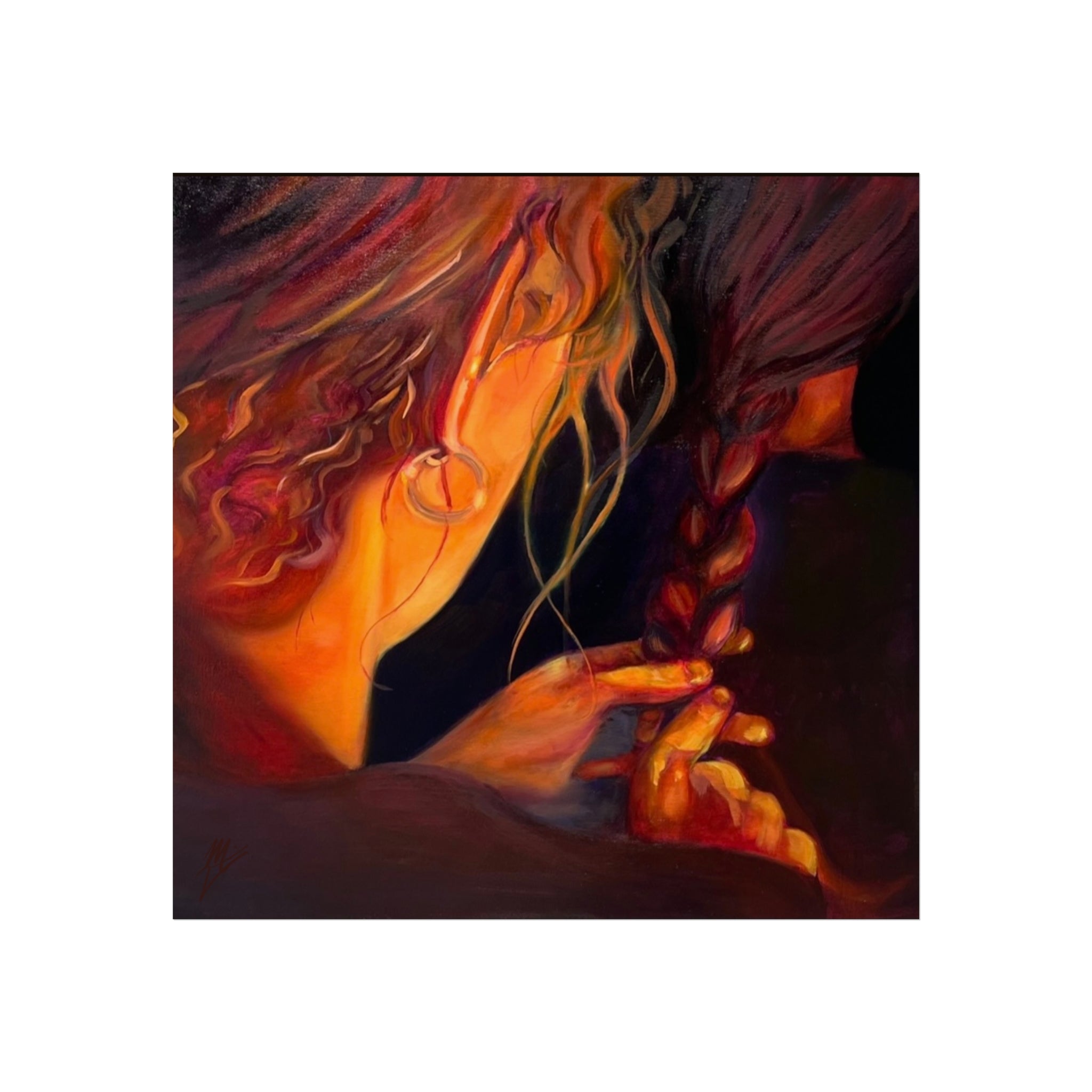 "The Weaver And The Woven"; Fine Art Poster