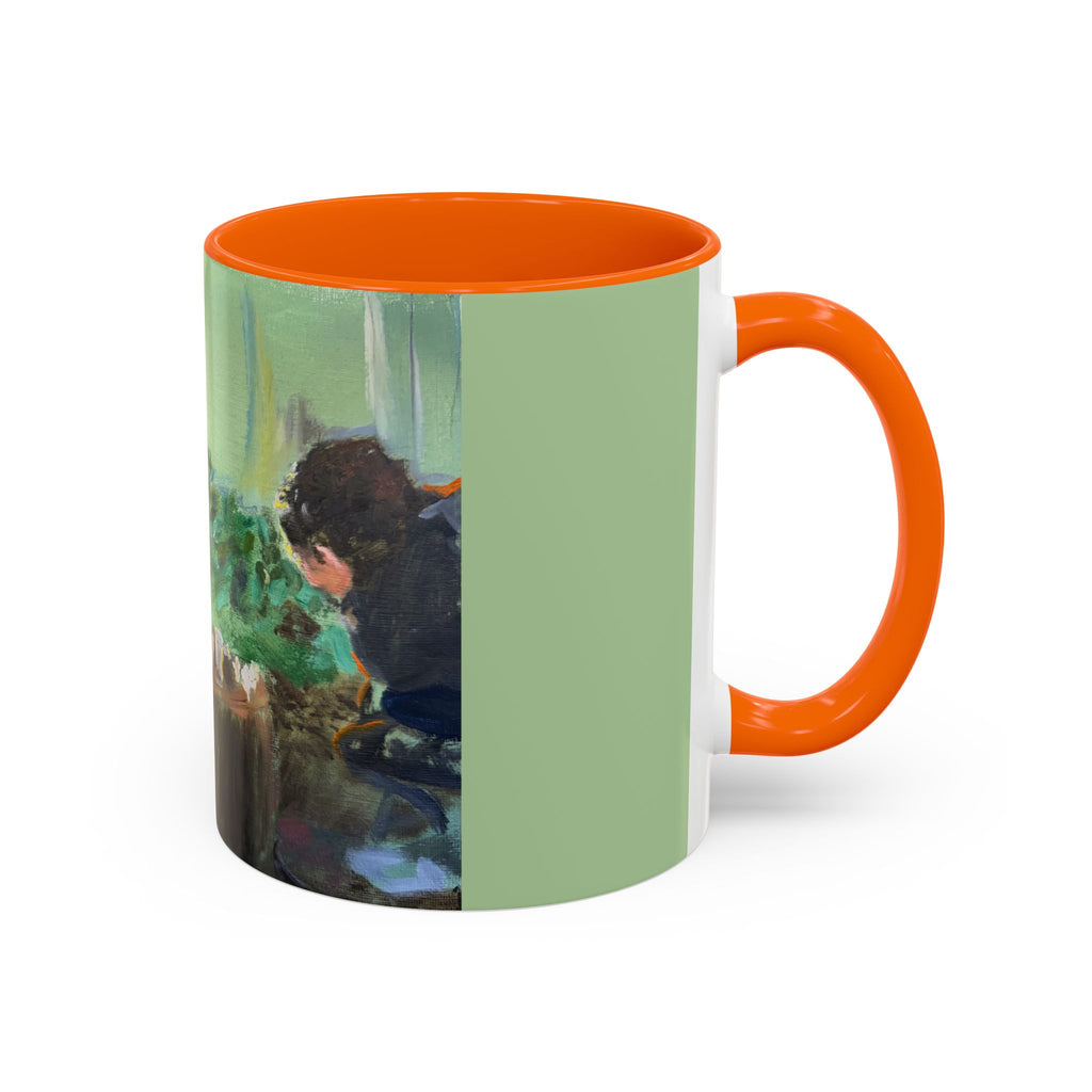 "Chess With Dad"; Accent Coffee Mug (11, 15oz)
