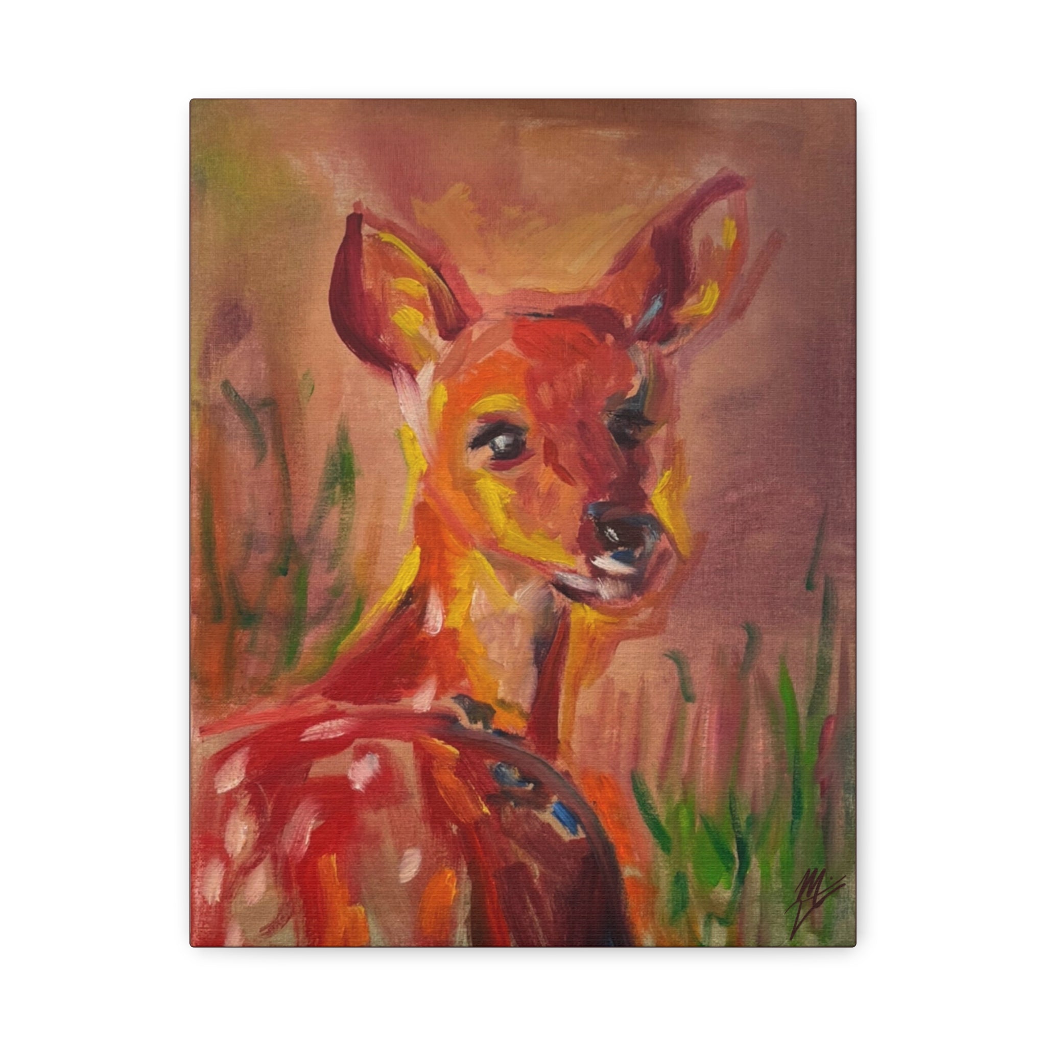 "Fawn 02"; Matte Canvas, Stretched, 1.25"