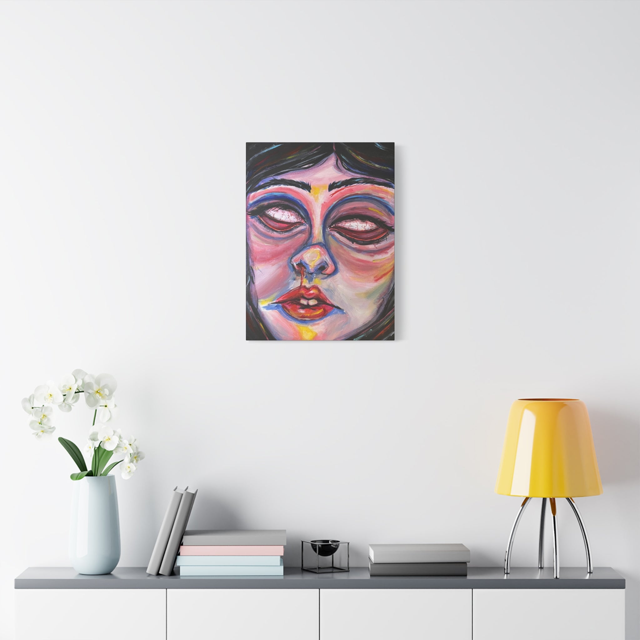 "Insomniac"; Matte Canvas, Stretched, 1.25"
