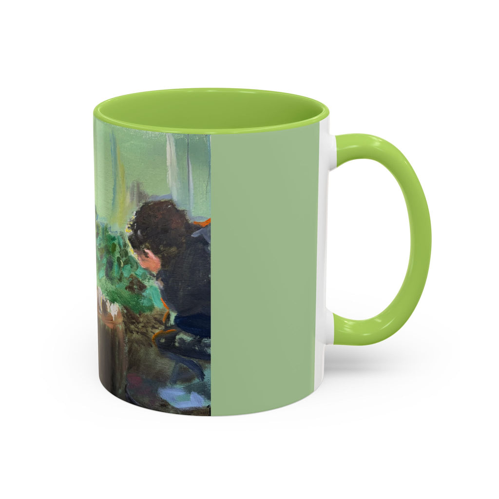 "Chess With Dad"; Accent Coffee Mug (11, 15oz)