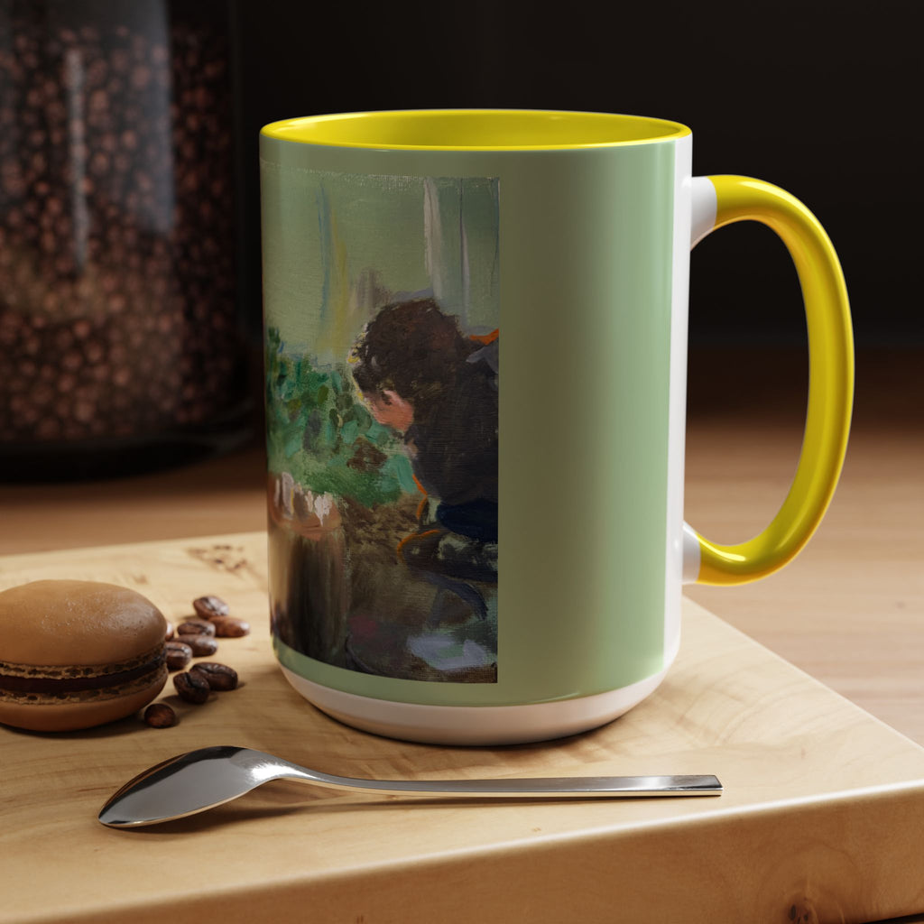 "Chess With Dad"; Accent Coffee Mug (11, 15oz)