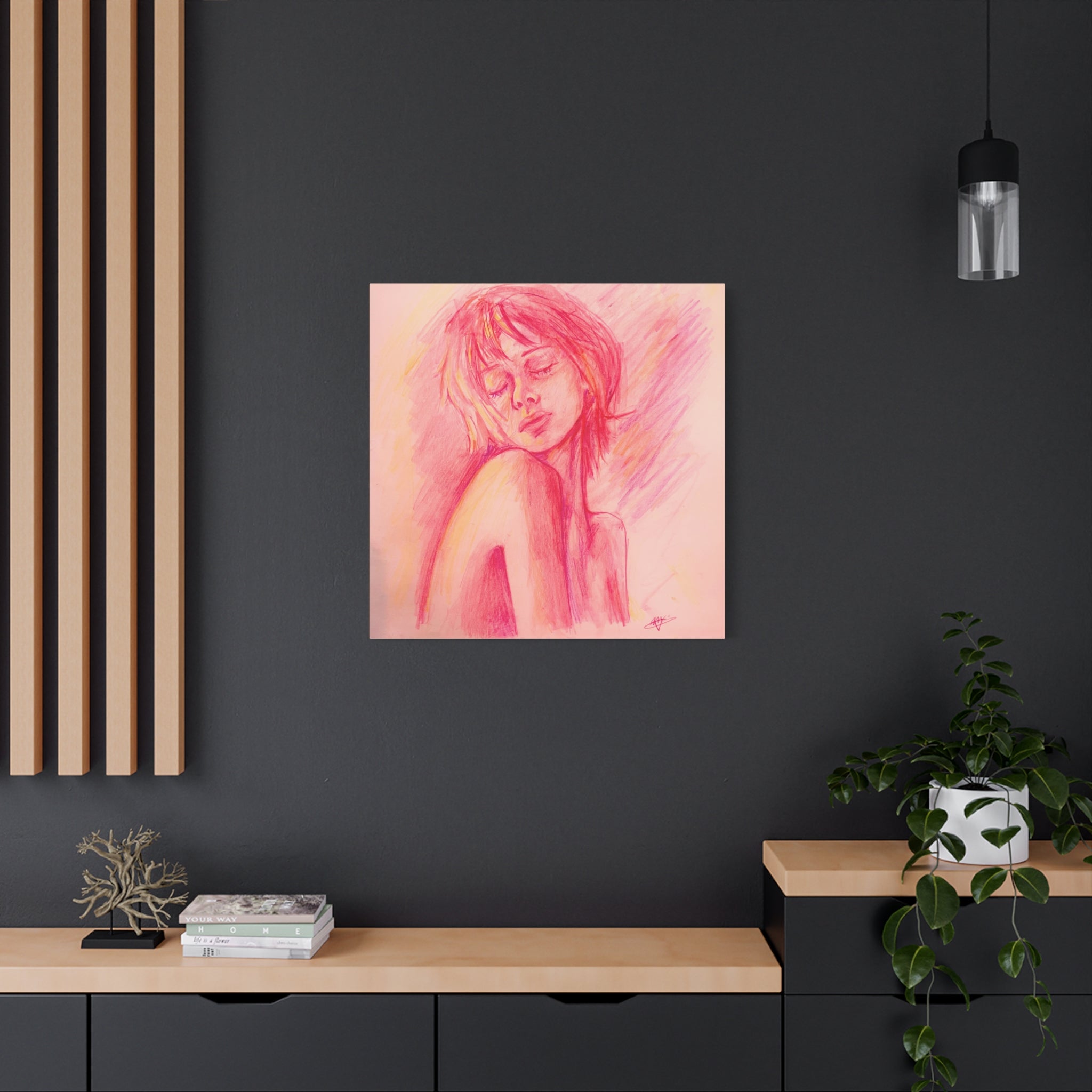 "Sunlit"; Matte Canvas, Stretched, 1.25"