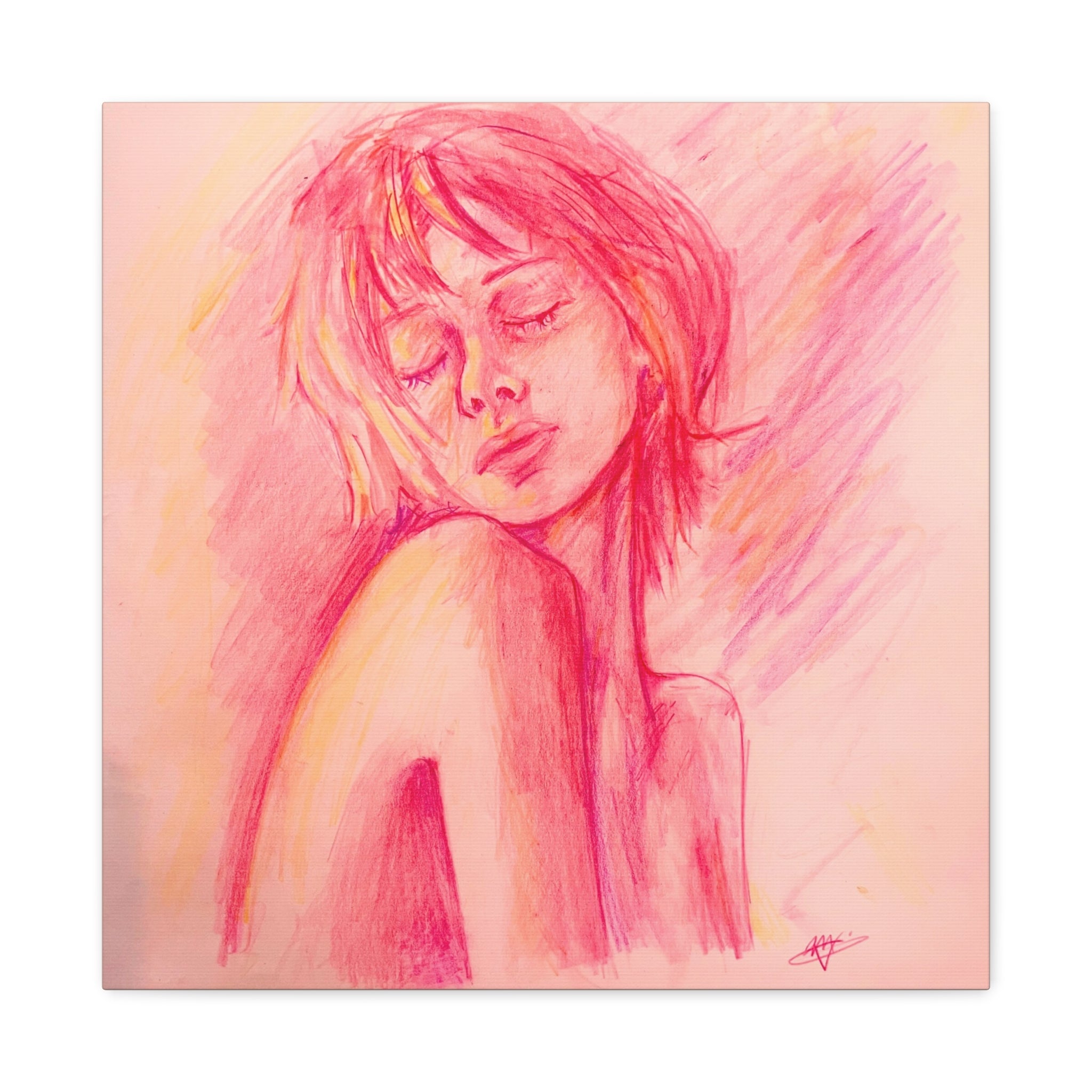 "Sunlit"; Matte Canvas, Stretched, 1.25"