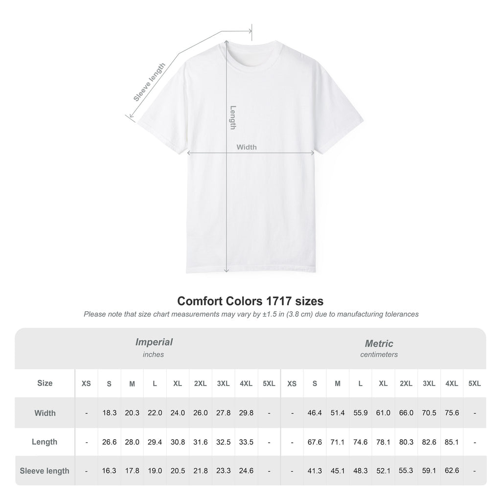 "The Weaver And The Woven"; Unisex Garment-Dyed T-shirt