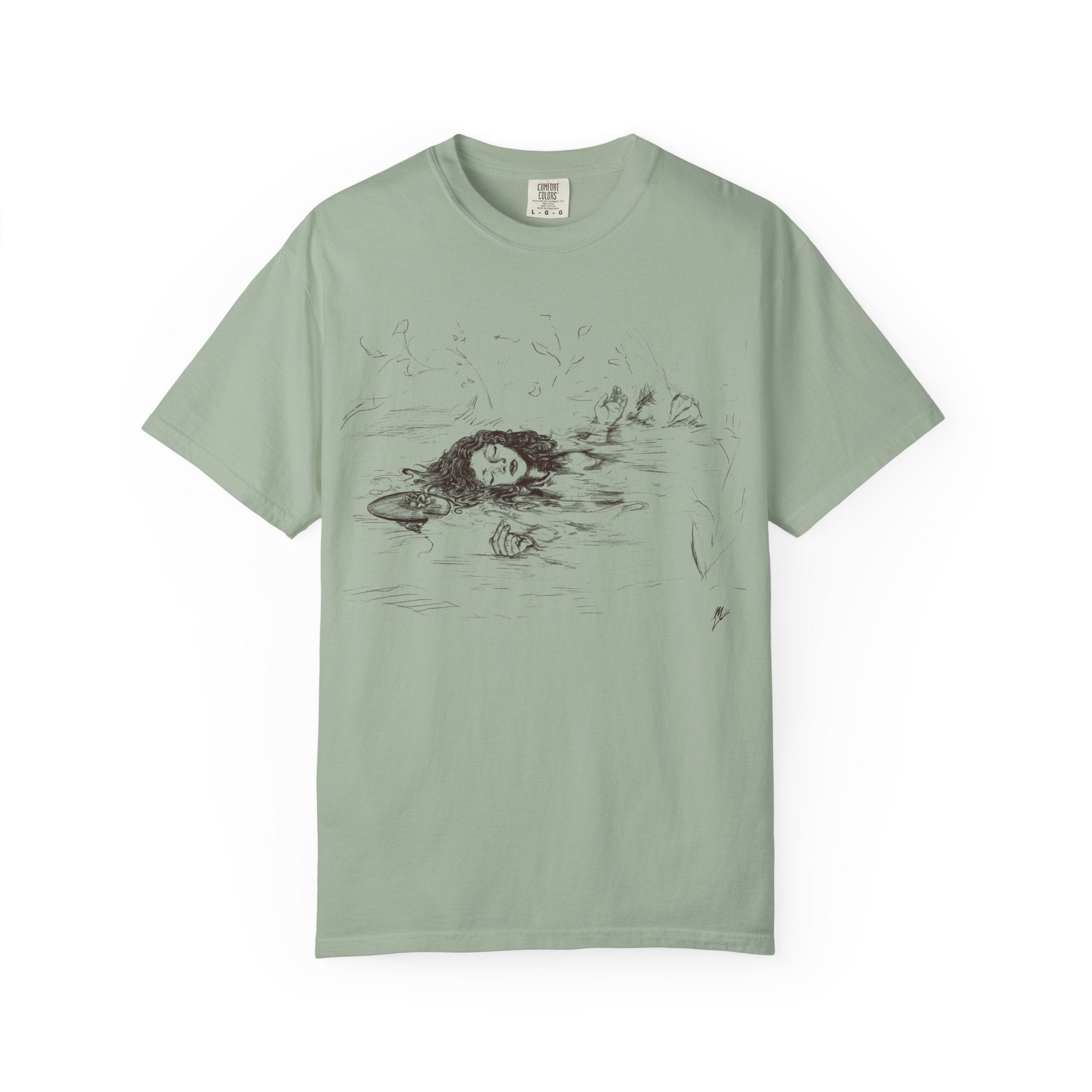 "Ophelia"; Unisex Garment-Dyed T-shirt