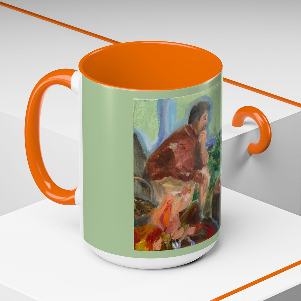 "Chess With Dad"; Accent Coffee Mug (11, 15oz)