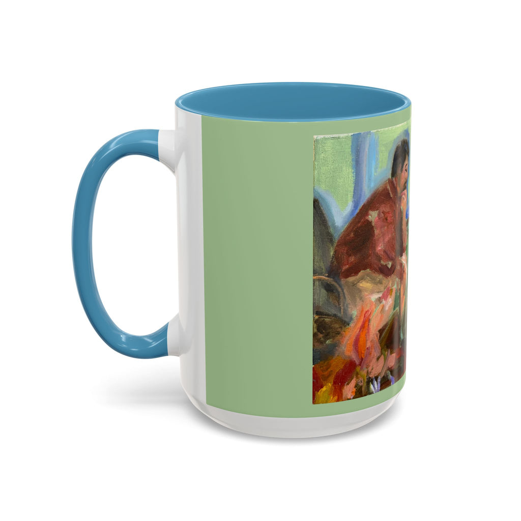 "Chess With Dad"; Accent Coffee Mug (11, 15oz)