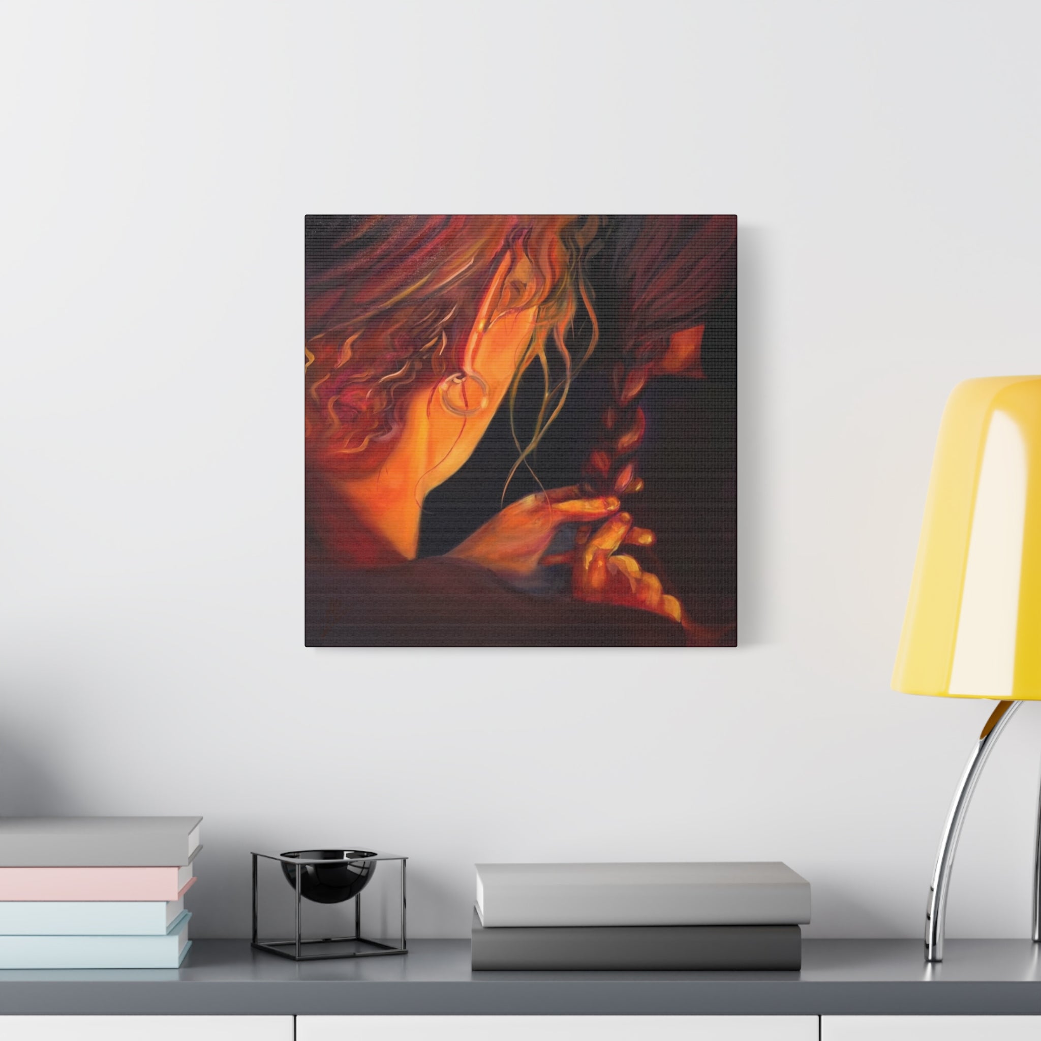 "The Weaver and the Woven"; Matte Canvas, Stretched, 1.25"
