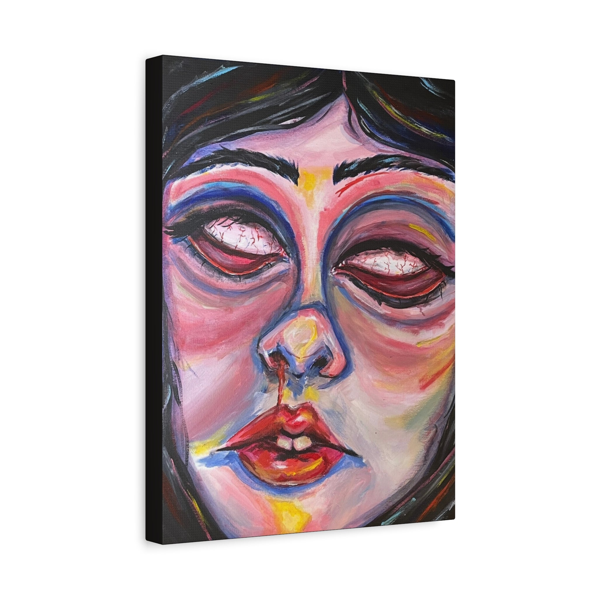 "Insomniac"; Matte Canvas, Stretched, 1.25"