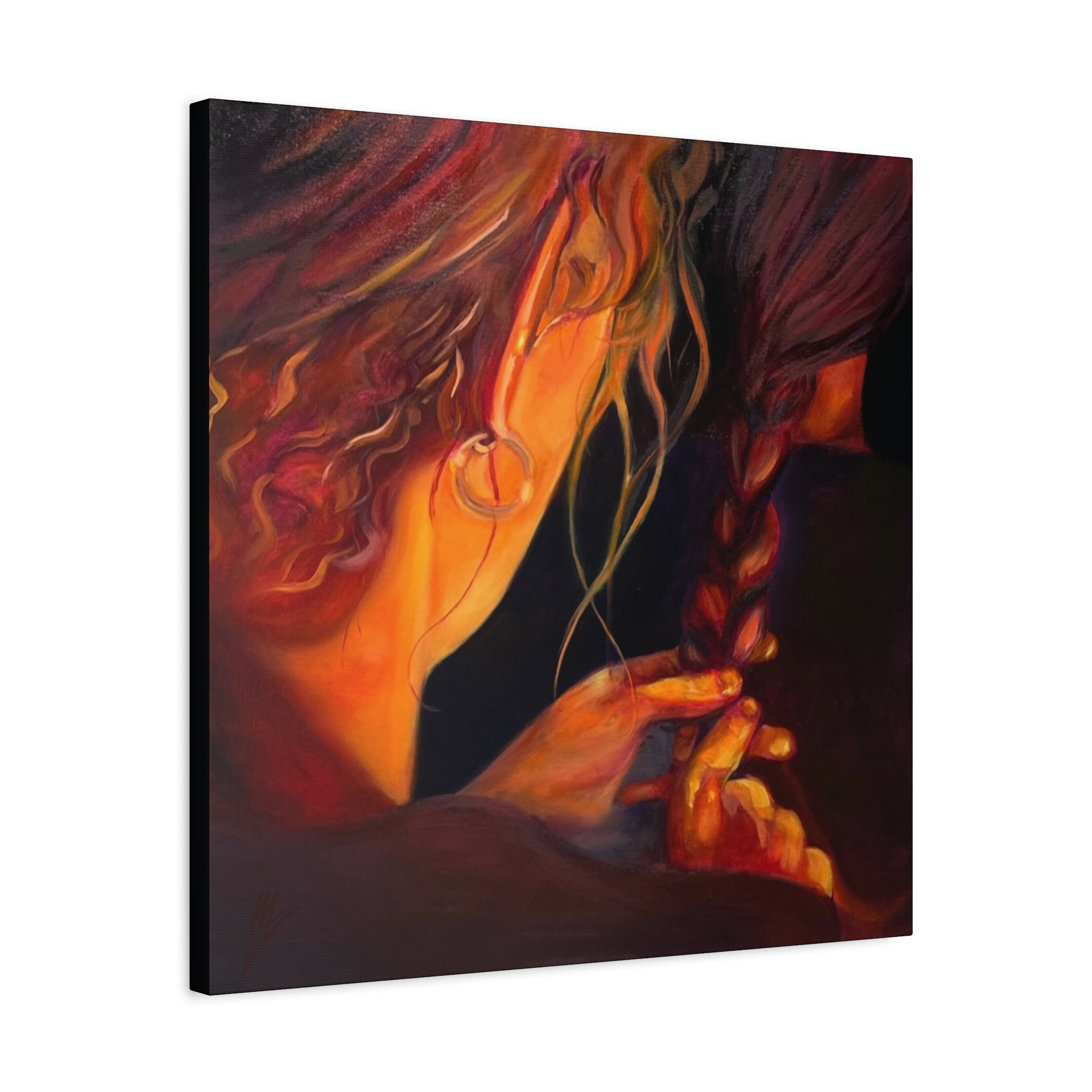 "The Weaver and the Woven"; Matte Canvas, Stretched, 1.25"