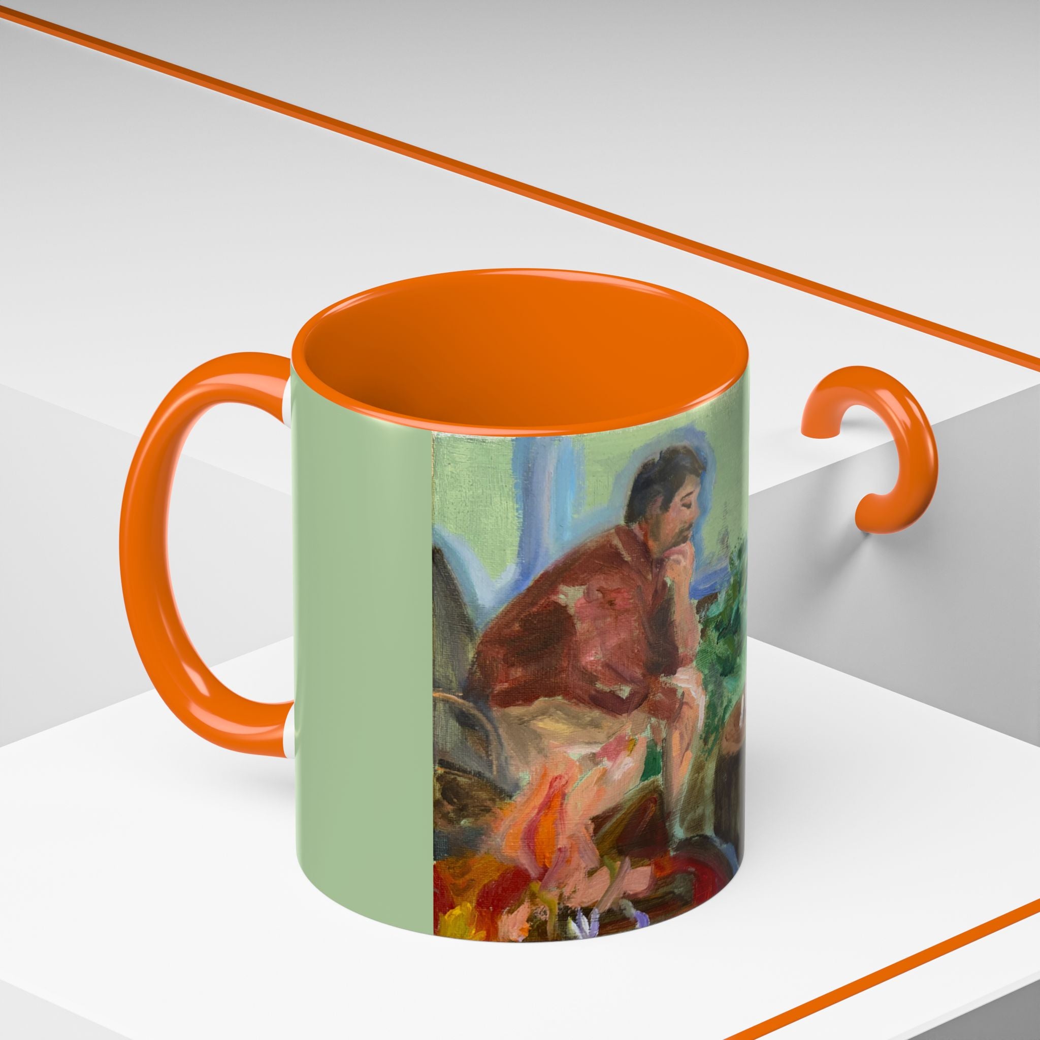 "Chess With Dad"; Accent Coffee Mug (11, 15oz)