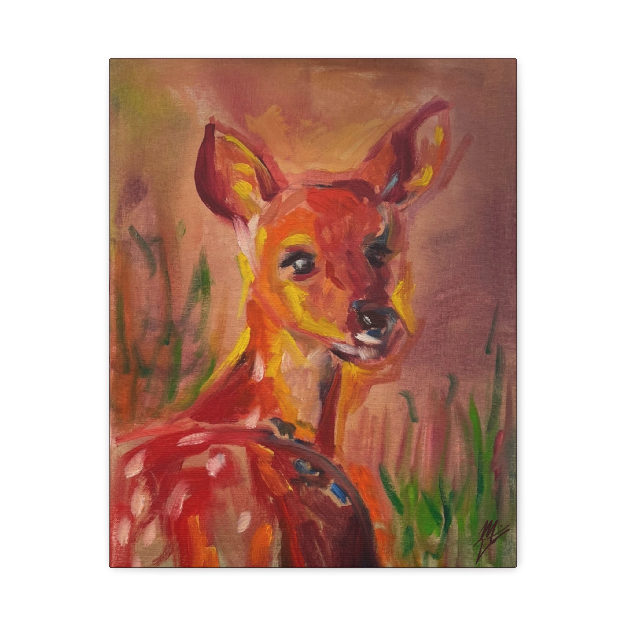 "Fawn 02"; Matte Canvas, Stretched, 1.25"