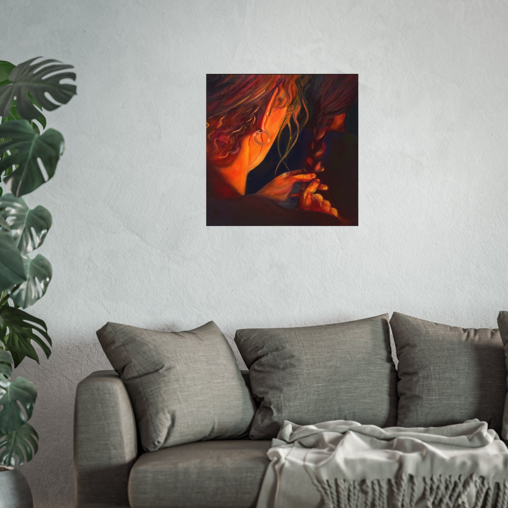 "The Weaver And The Woven"; Fine Art Poster