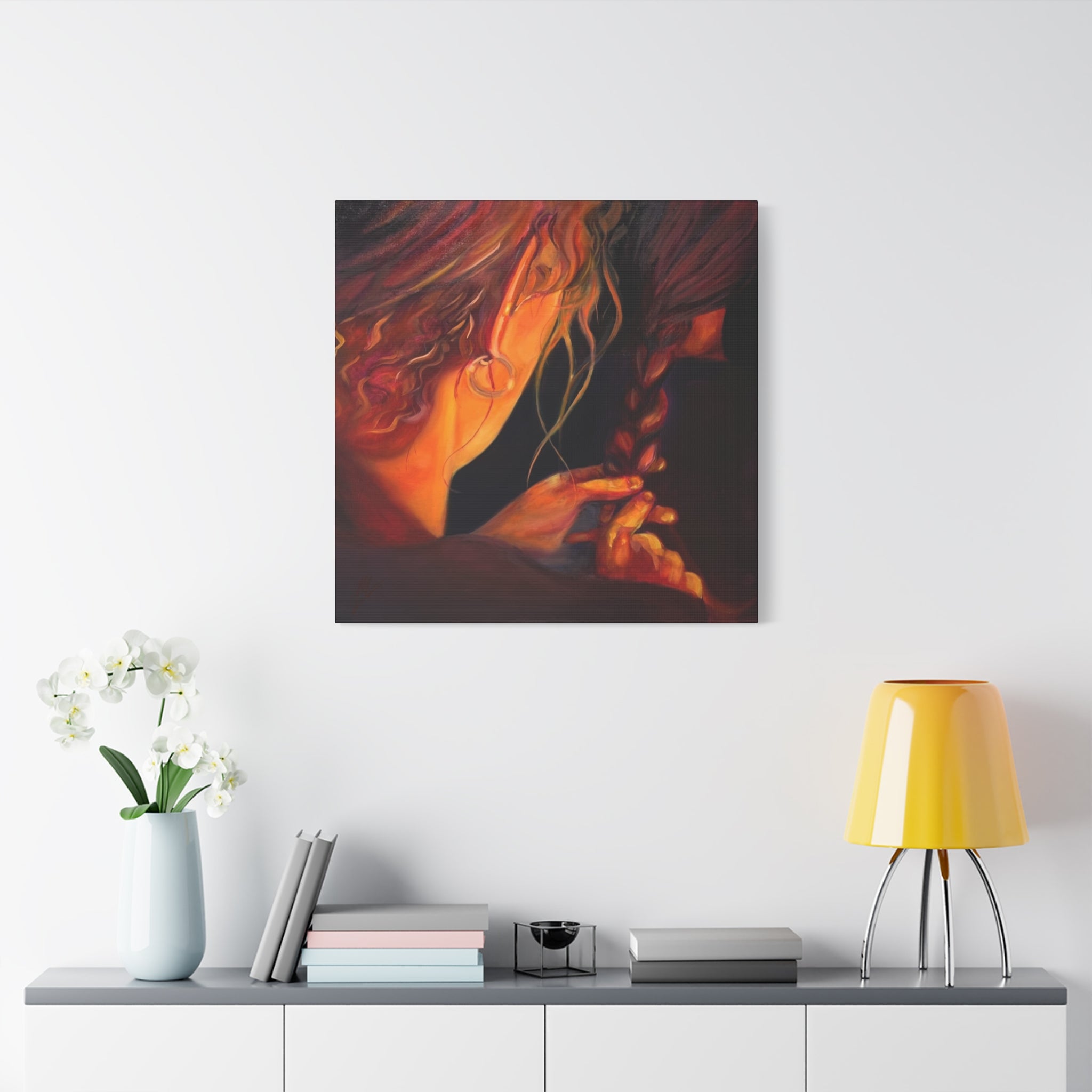 "The Weaver and the Woven"; Matte Canvas, Stretched, 1.25"