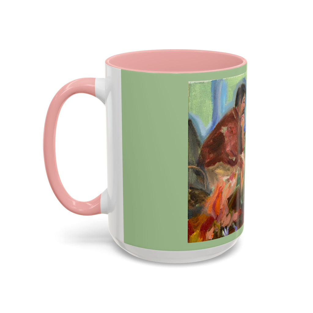 "Chess With Dad"; Accent Coffee Mug (11, 15oz)