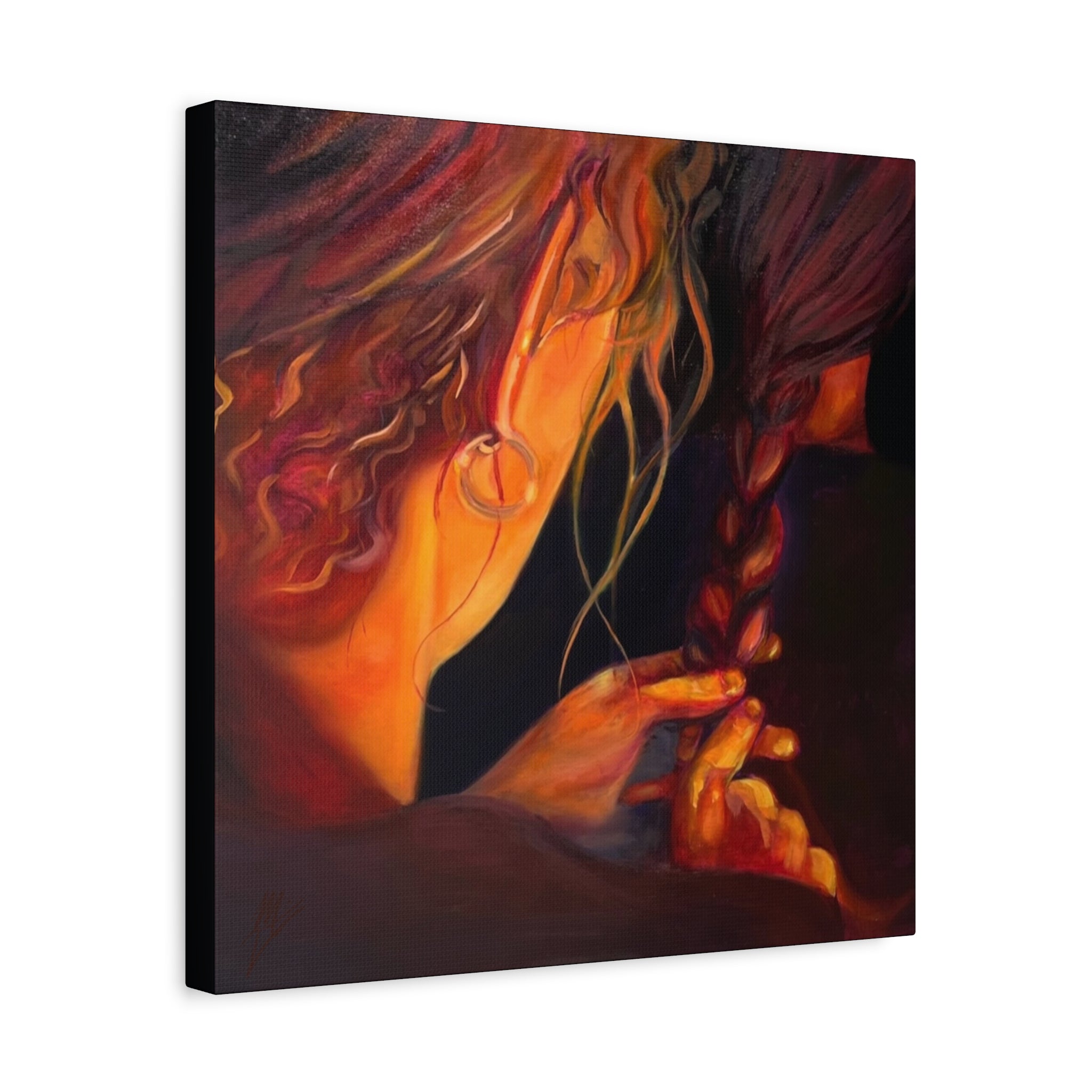 "The Weaver and the Woven"; Matte Canvas, Stretched, 1.25"