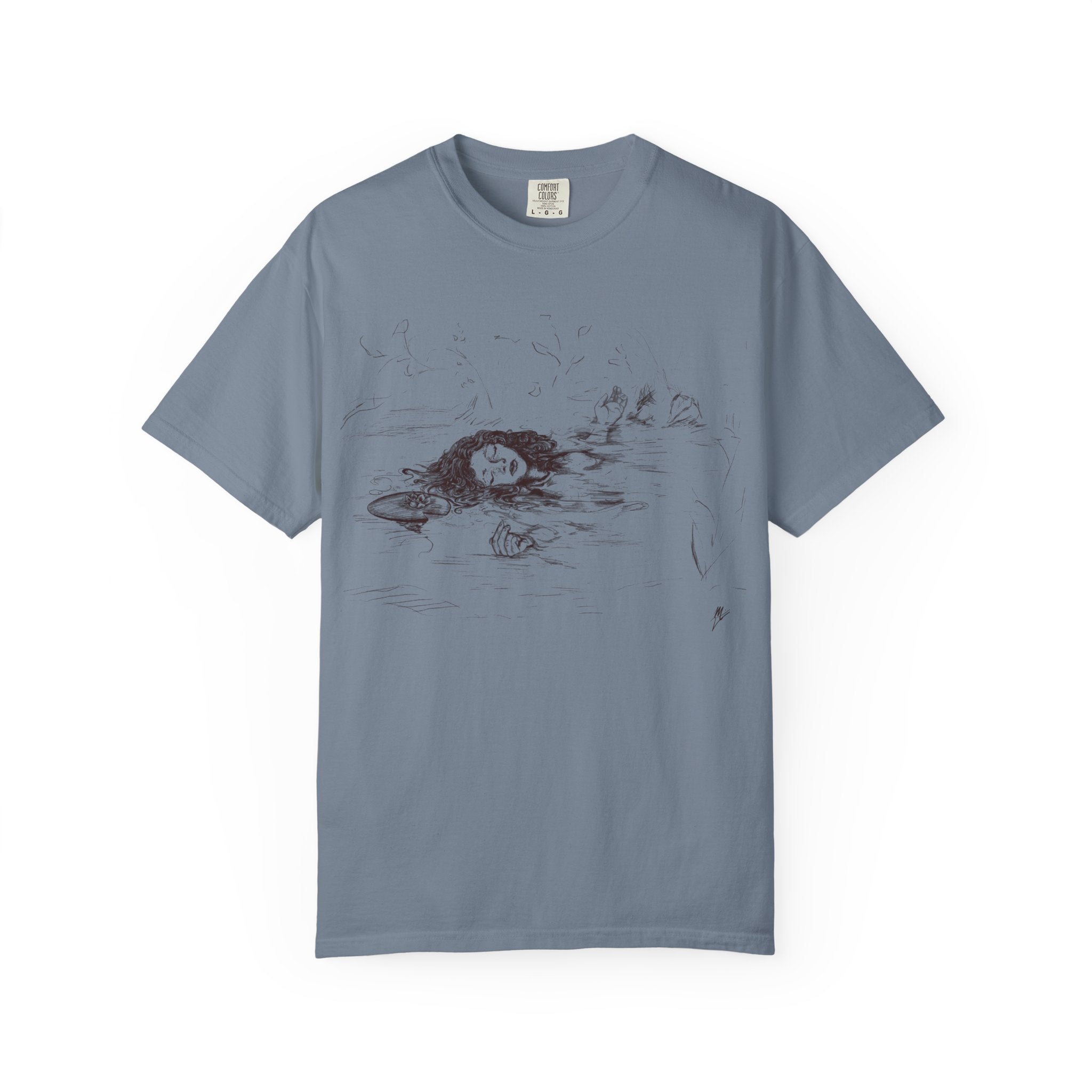 "Ophelia"; Unisex Garment-Dyed T-shirt