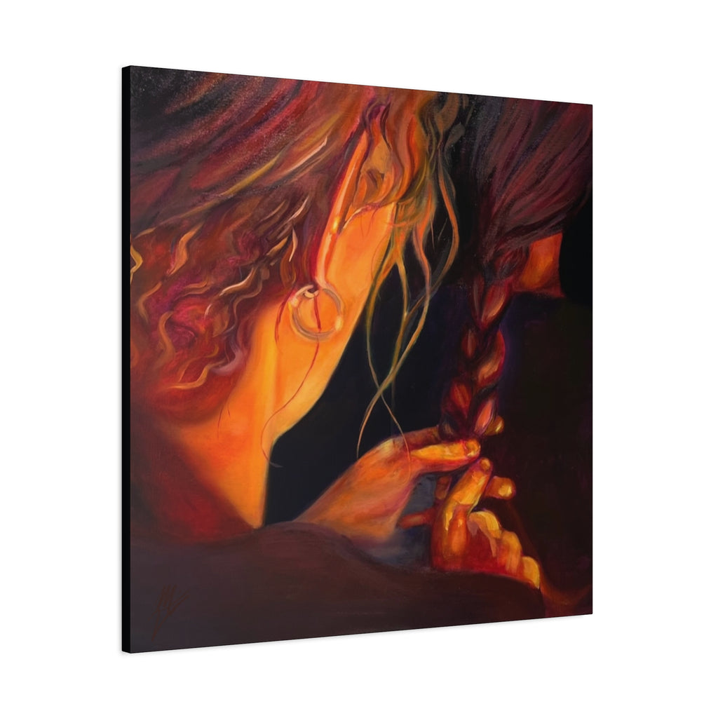 "The Weaver and the Woven"; Matte Canvas, Stretched, 1.25"