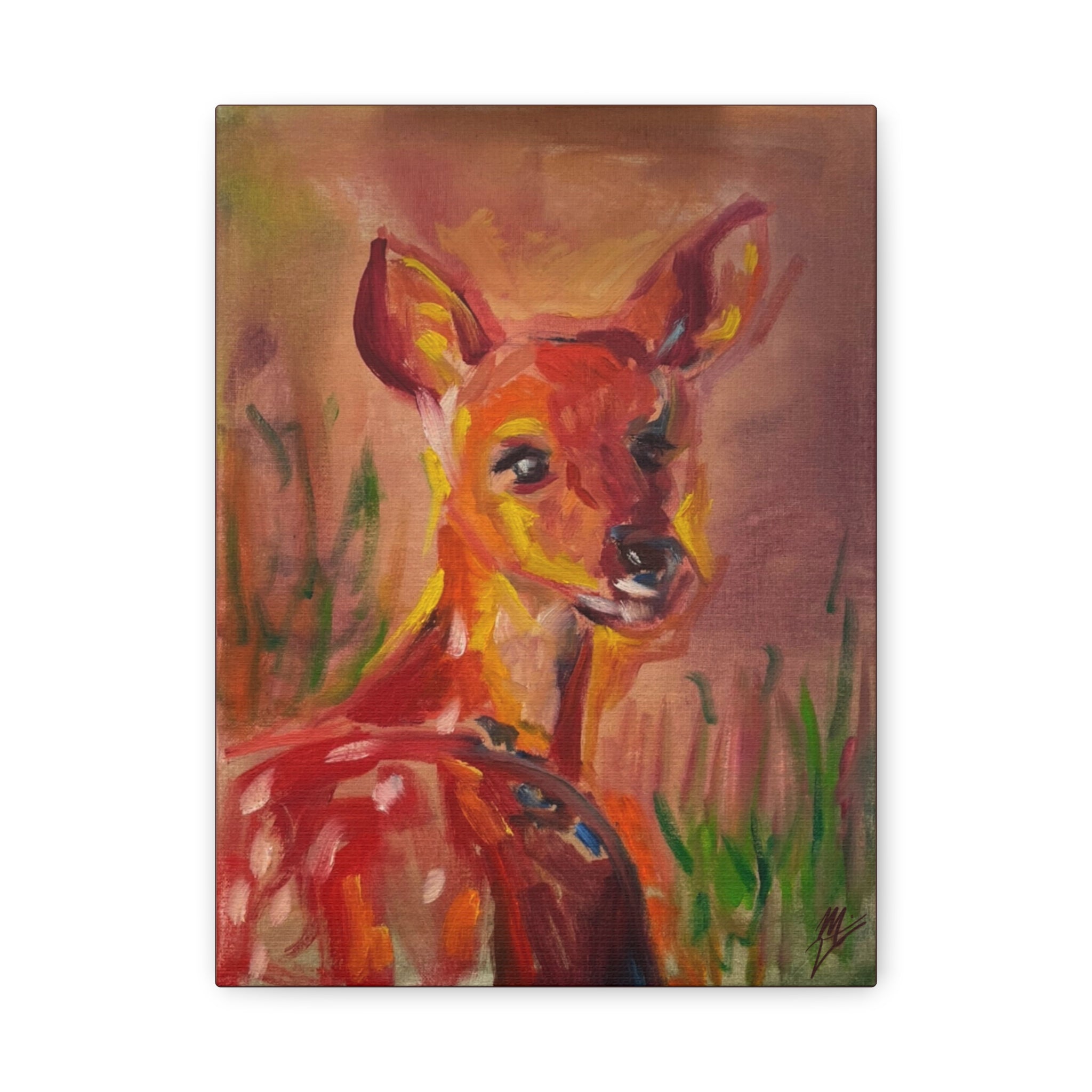 "Fawn 02"; Matte Canvas, Stretched, 1.25"