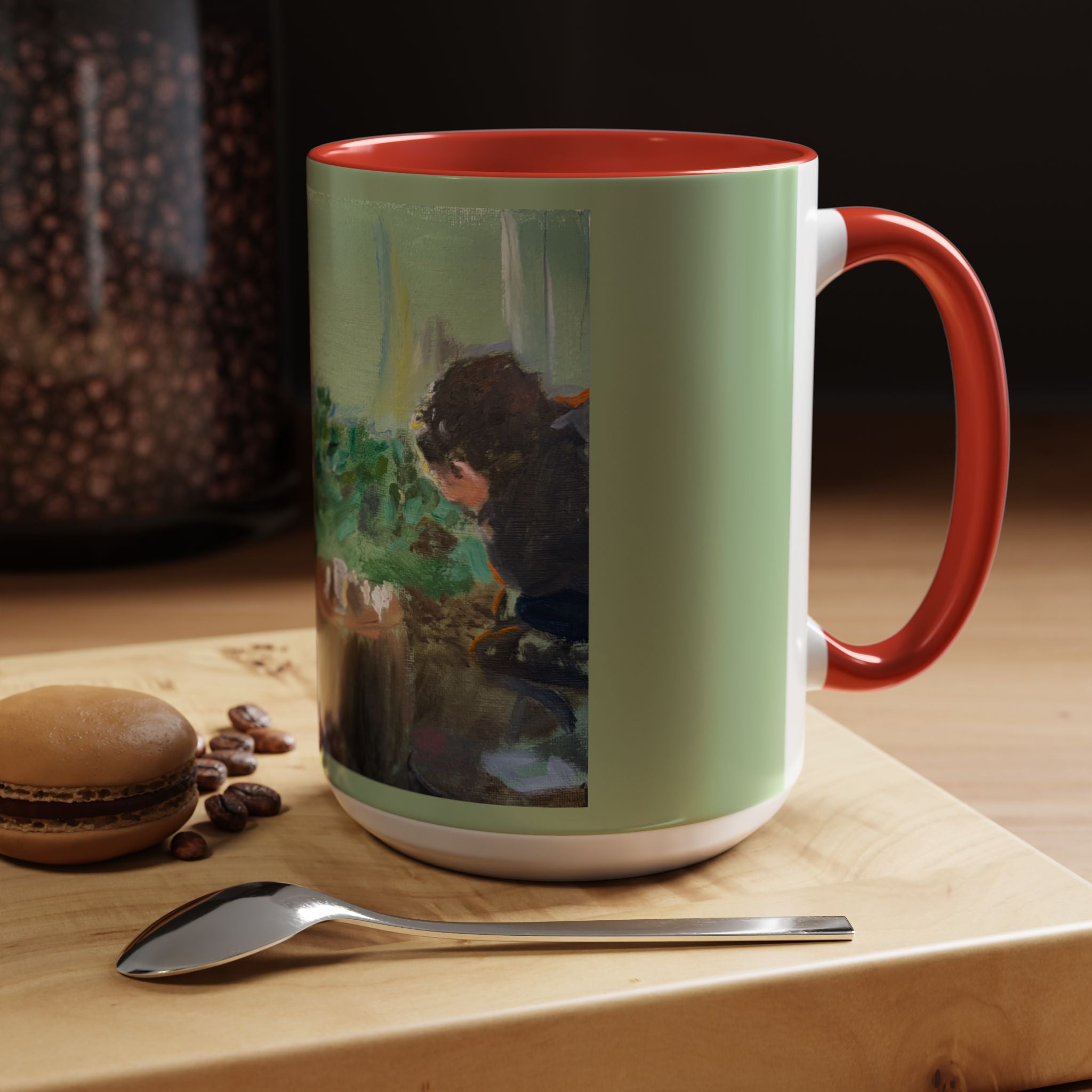 "Chess With Dad"; Accent Coffee Mug (11, 15oz)