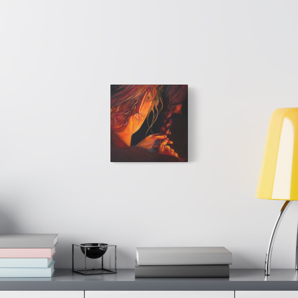 "The Weaver and the Woven"; Matte Canvas, Stretched, 1.25"