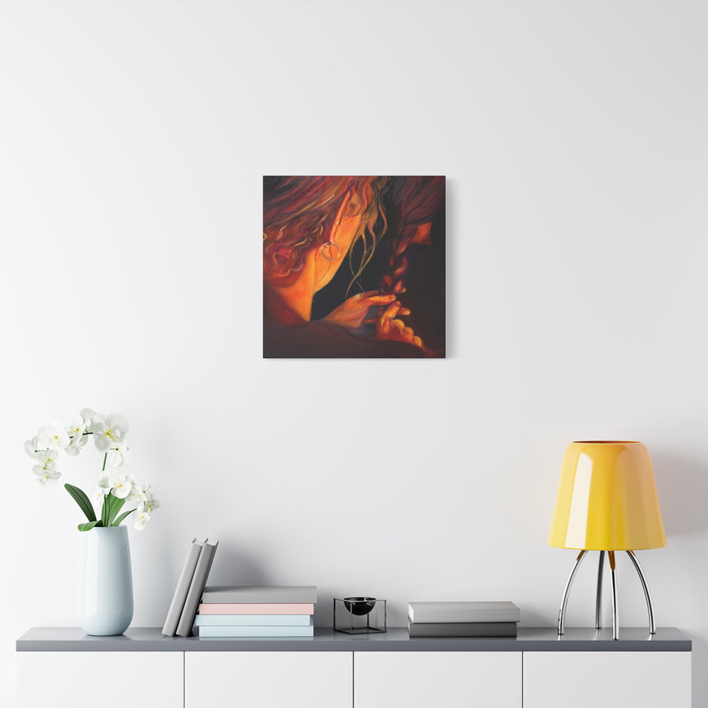 "The Weaver and the Woven"; Matte Canvas, Stretched, 1.25"