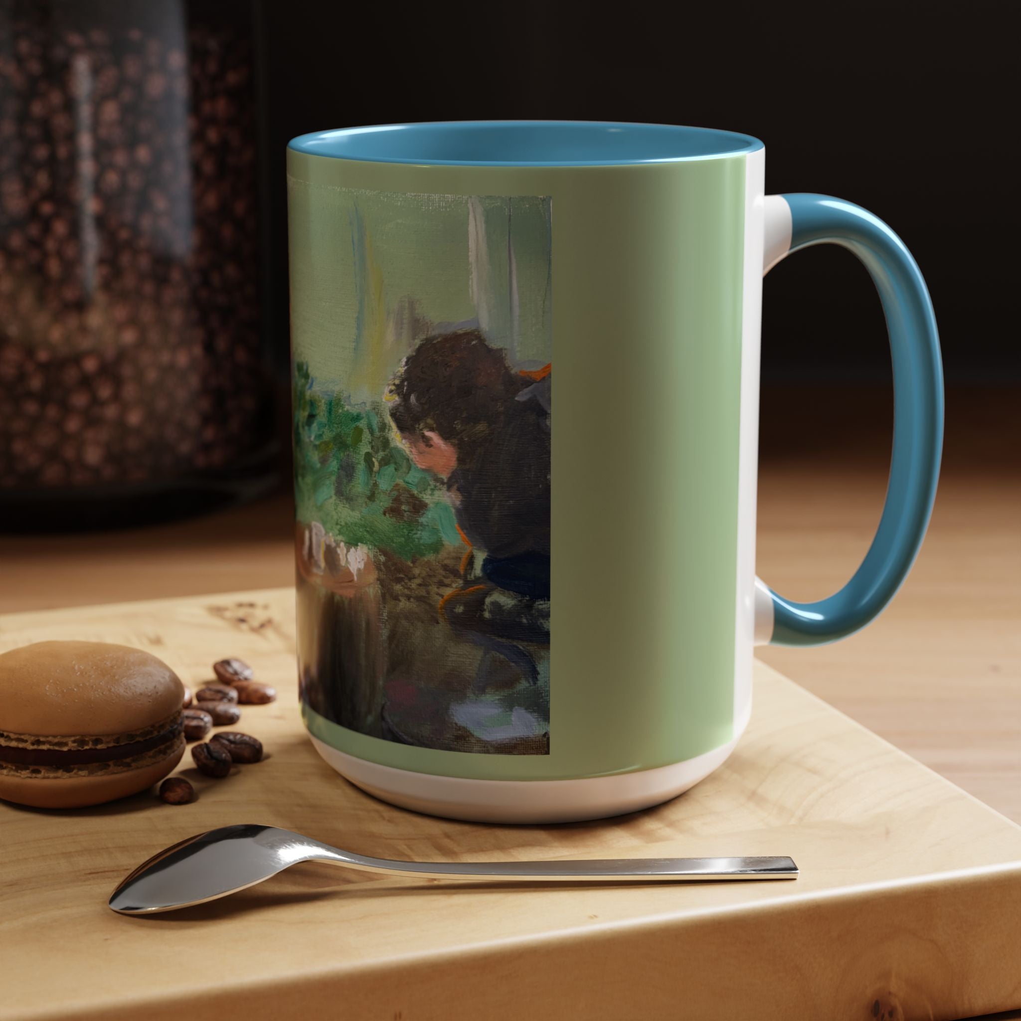 "Chess With Dad"; Accent Coffee Mug (11, 15oz)