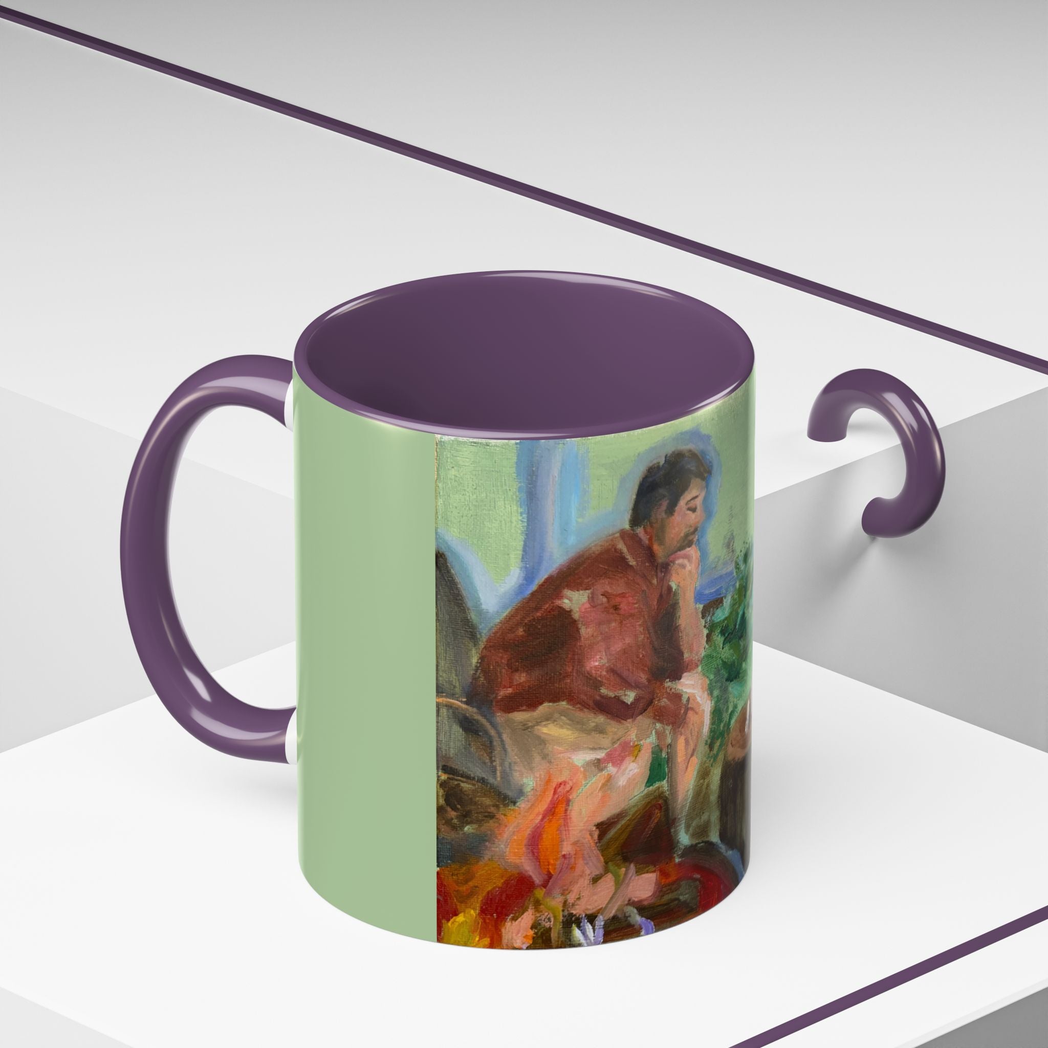 "Chess With Dad"; Accent Coffee Mug (11, 15oz)