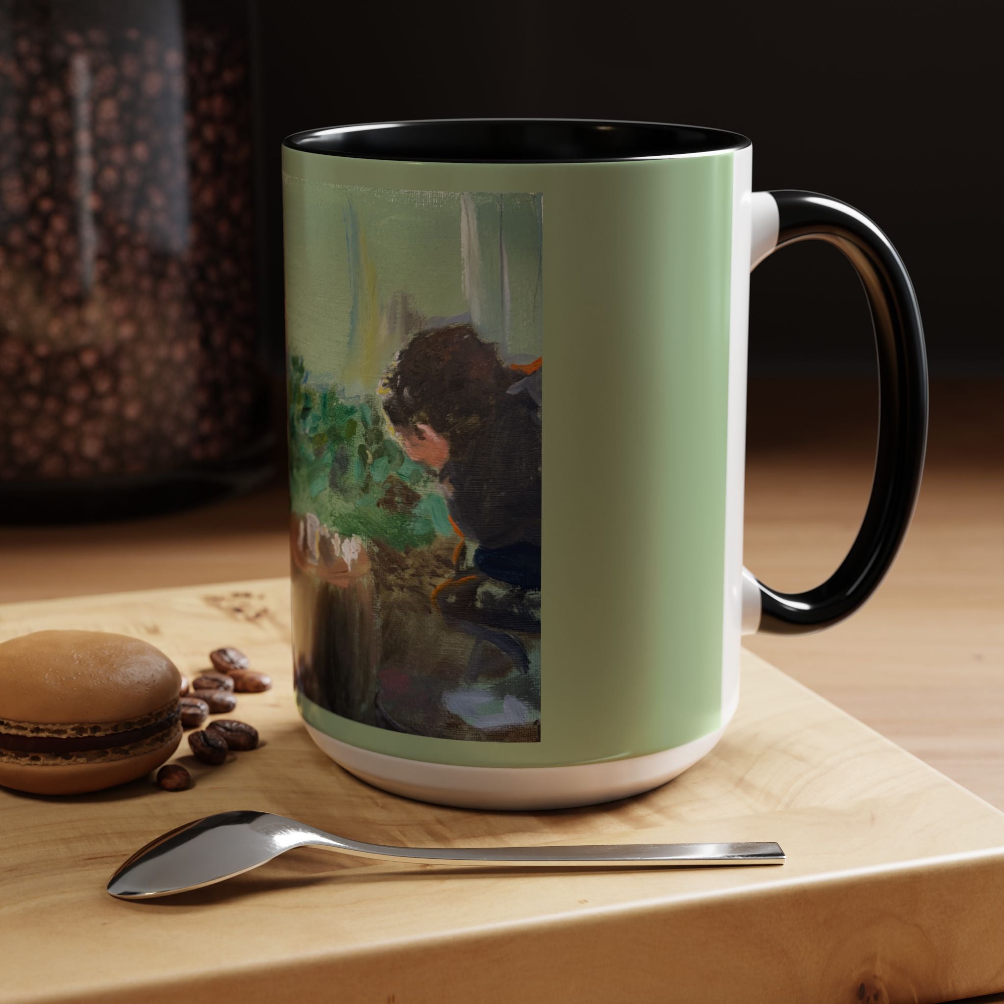 "Chess With Dad"; Accent Coffee Mug (11, 15oz)