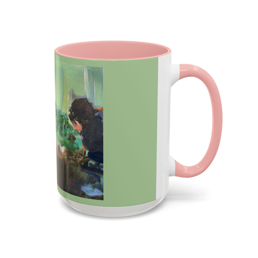 "Chess With Dad"; Accent Coffee Mug (11, 15oz)