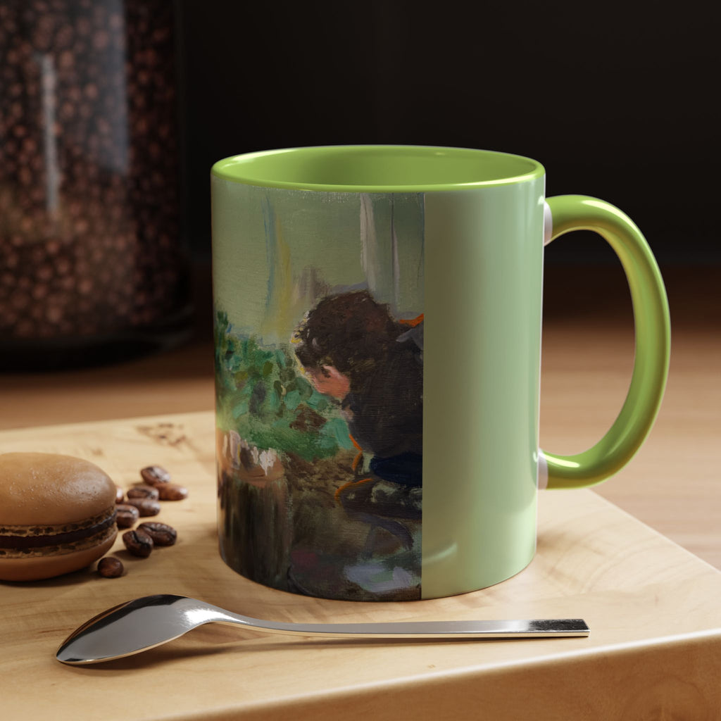 "Chess With Dad"; Accent Coffee Mug (11, 15oz)